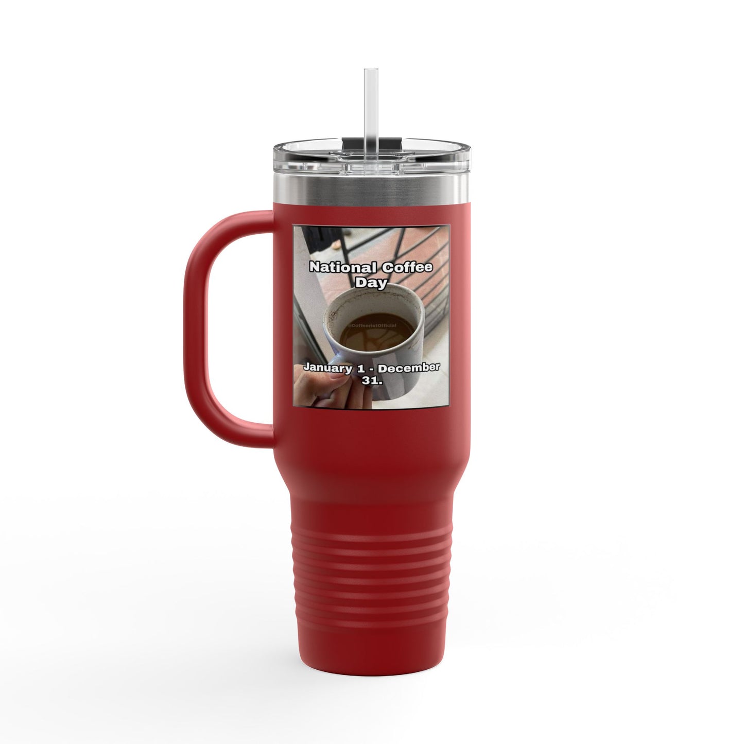 National Coffee Day Insulated Travel Mug