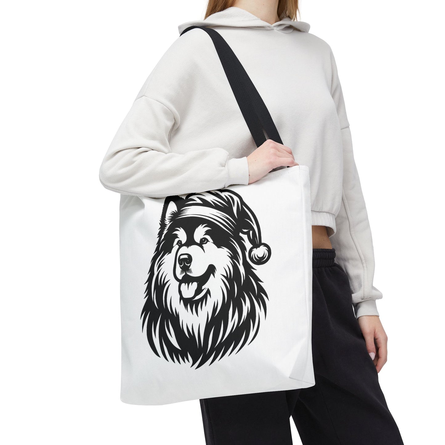 Santa Paws Malamute Tote Bag