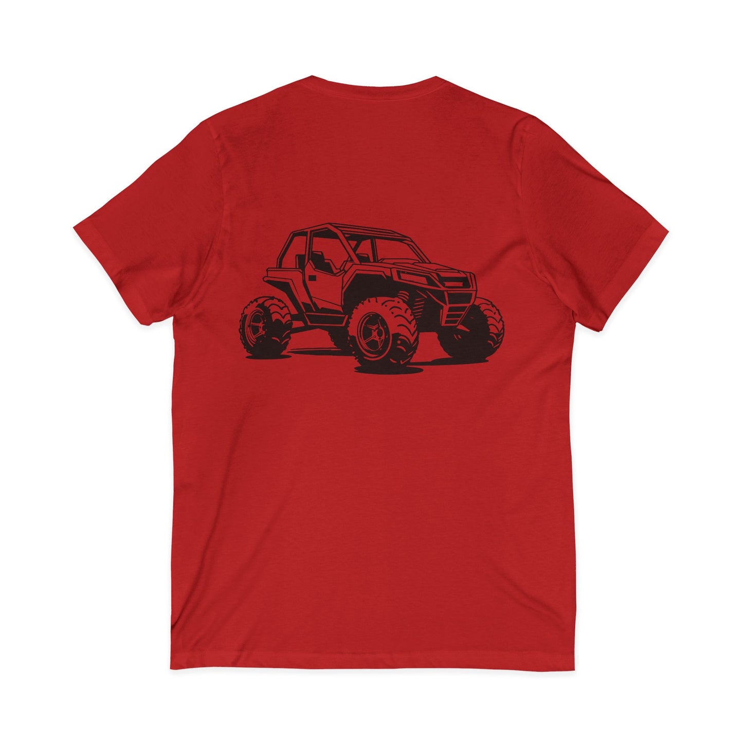 Off The Beaten Path Side By Side Unisex Short Sleeve V-Neck Tee