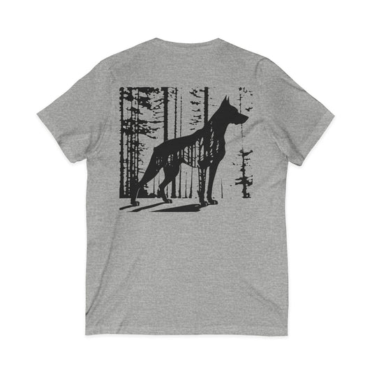 Guardian Of The Forest Unisex Short Sleeve V-Neck Tee