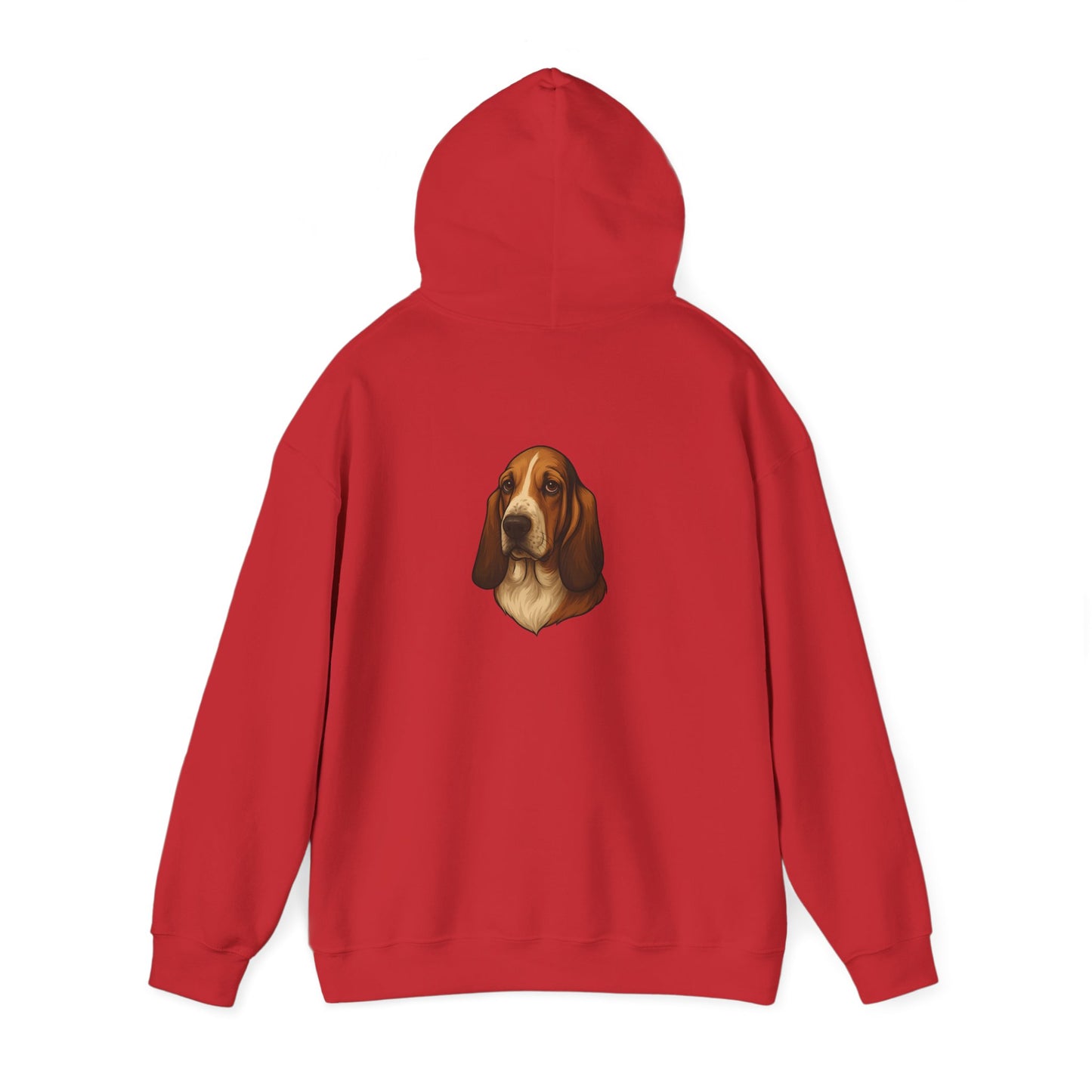 Basset Hound Head Unisex Hoodie