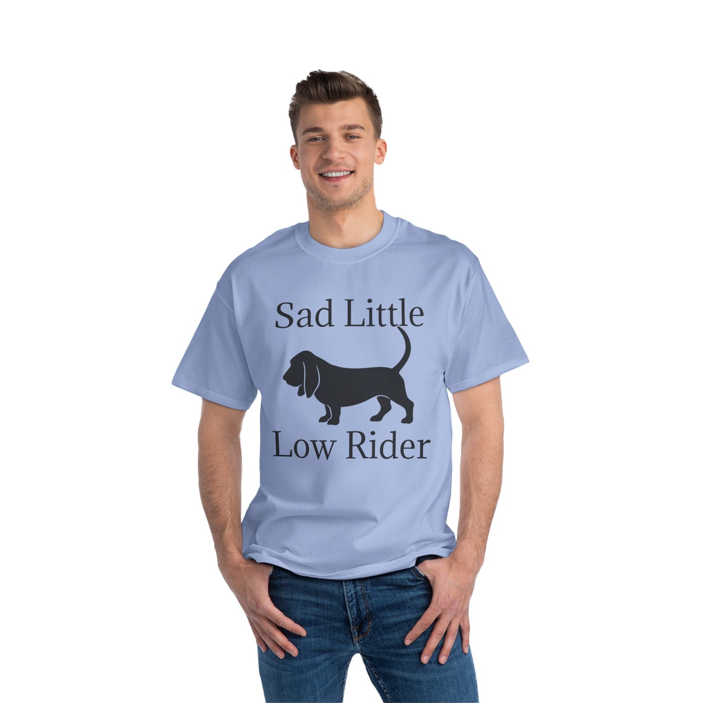 Sad Little Low Rider Men's Short-Sleeve Crewneck Tee