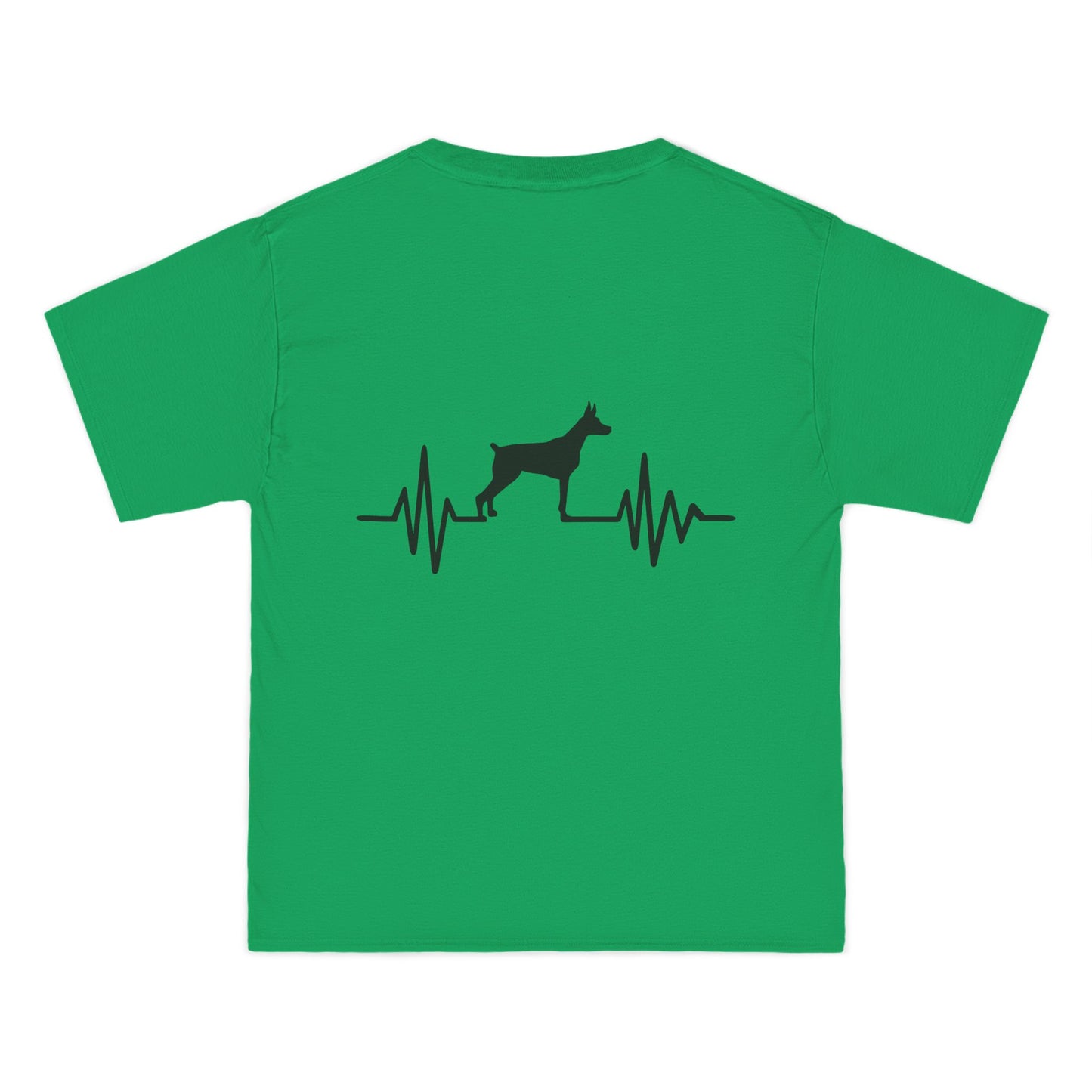 My Heart Beats For Dobermans Men's Short-Sleeve Crewneck Tee