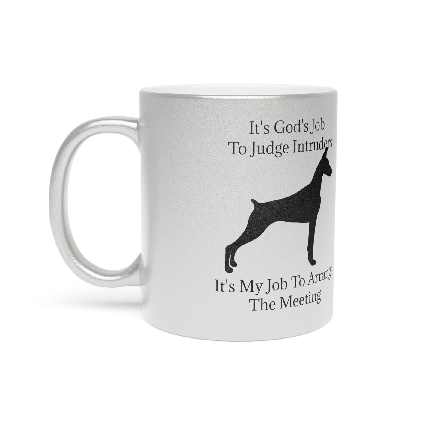 Arrange The Meeting Metallic Coffee Mug