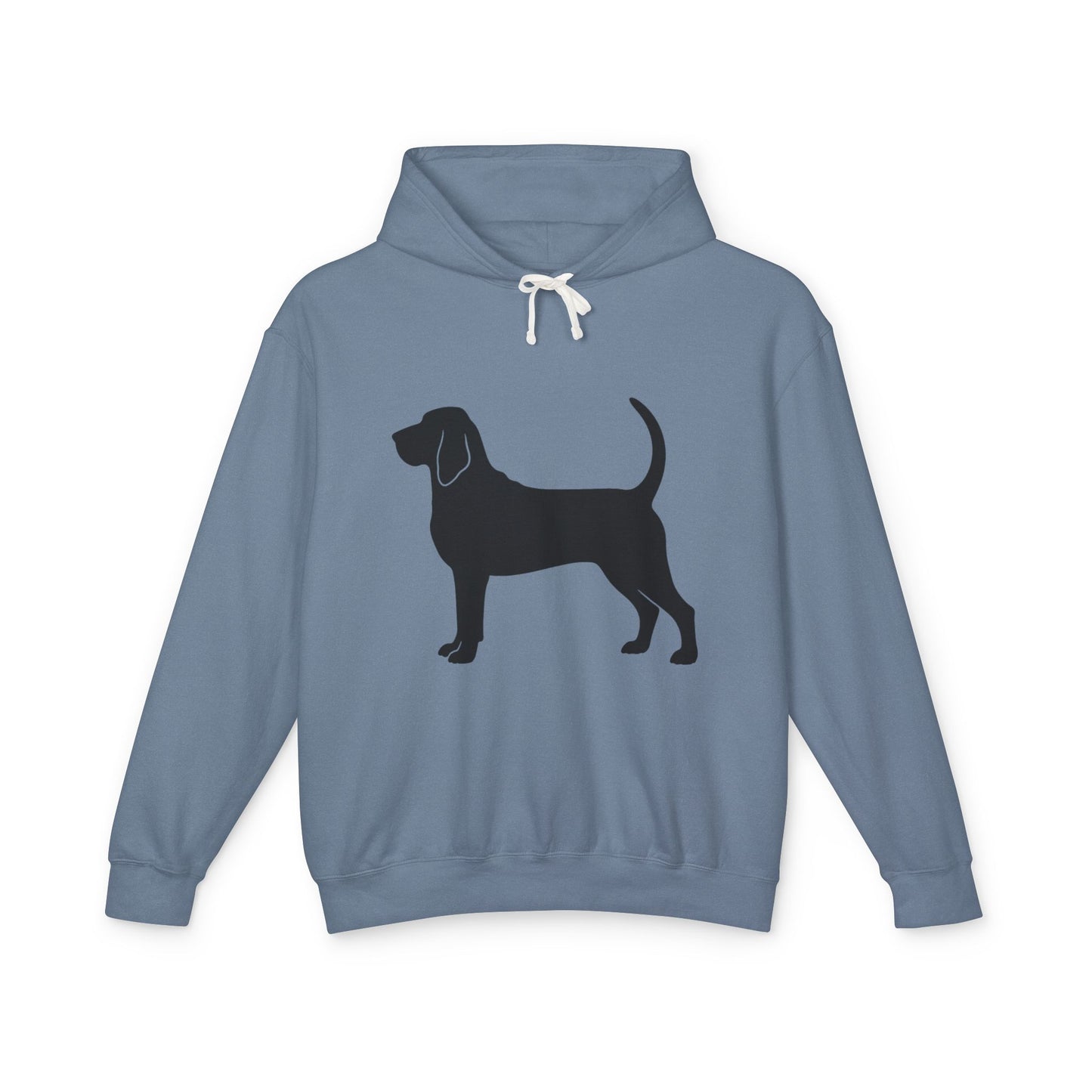 Bloodhound Silhouette Unisex Lightweight Hoodie