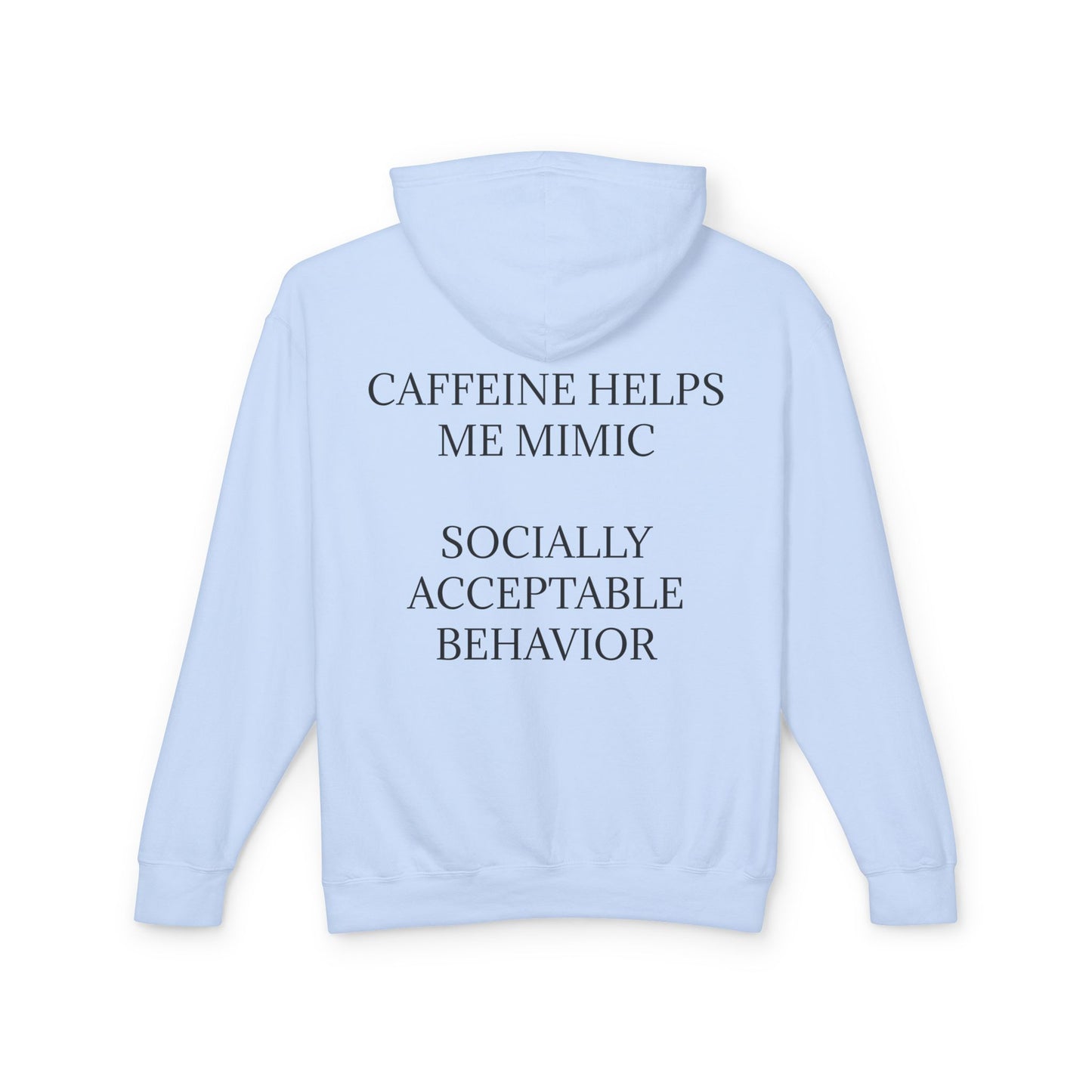 Socially Acceptable Unisex Lightweight Hoodie