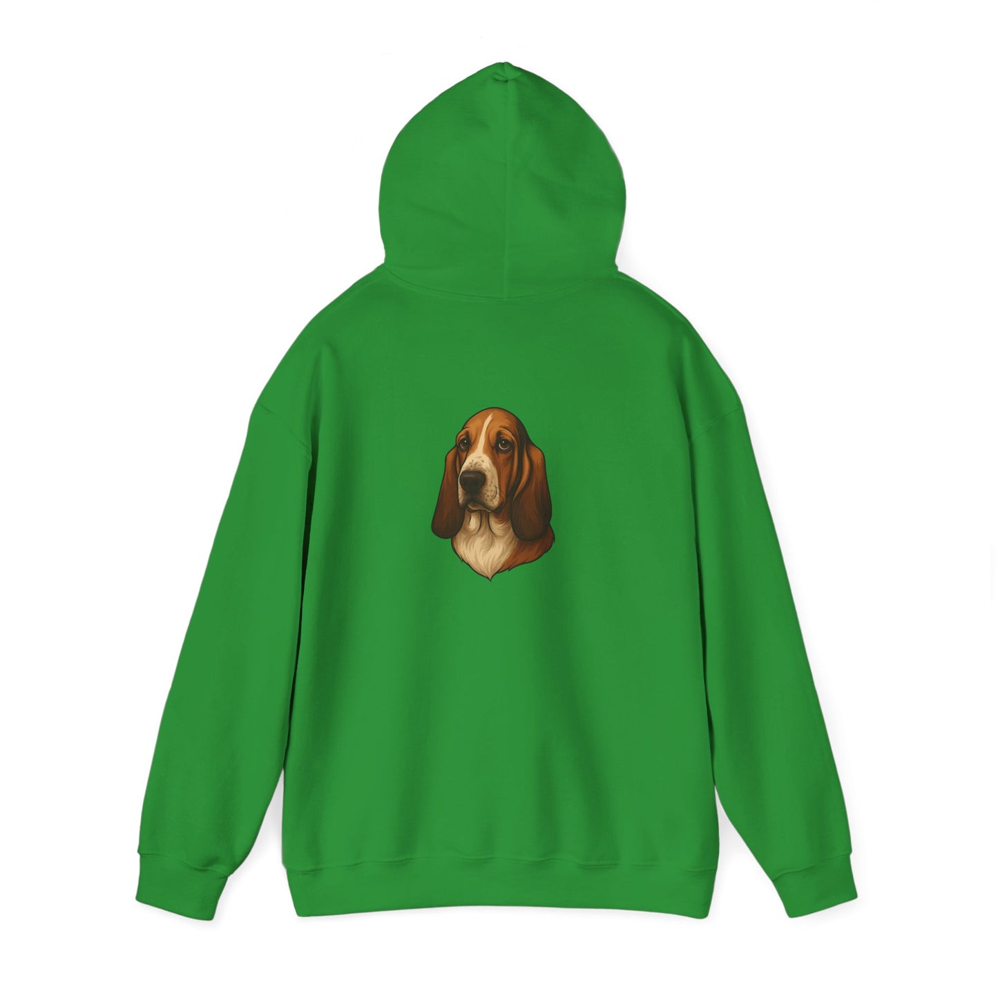 Basset Hound Head Unisex Hoodie