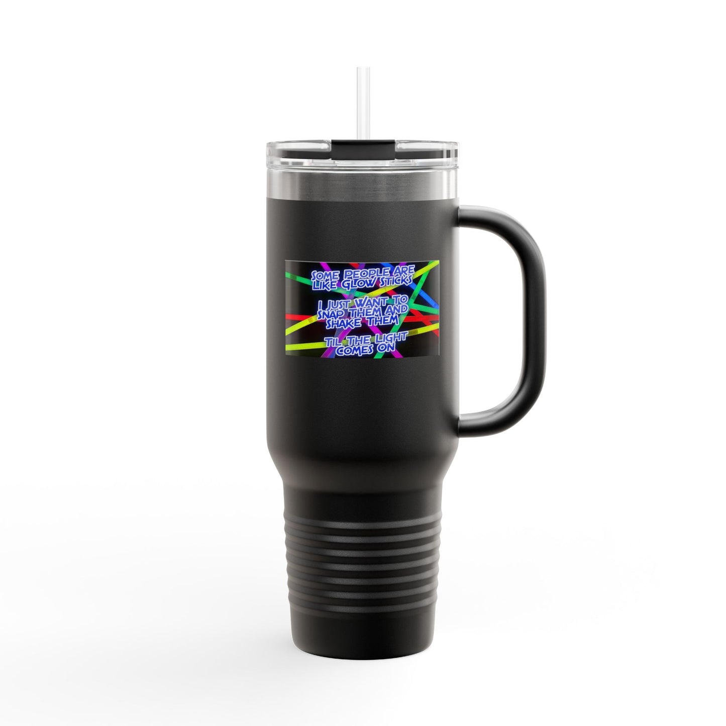 Glow Sticks Insulated Travel Mug