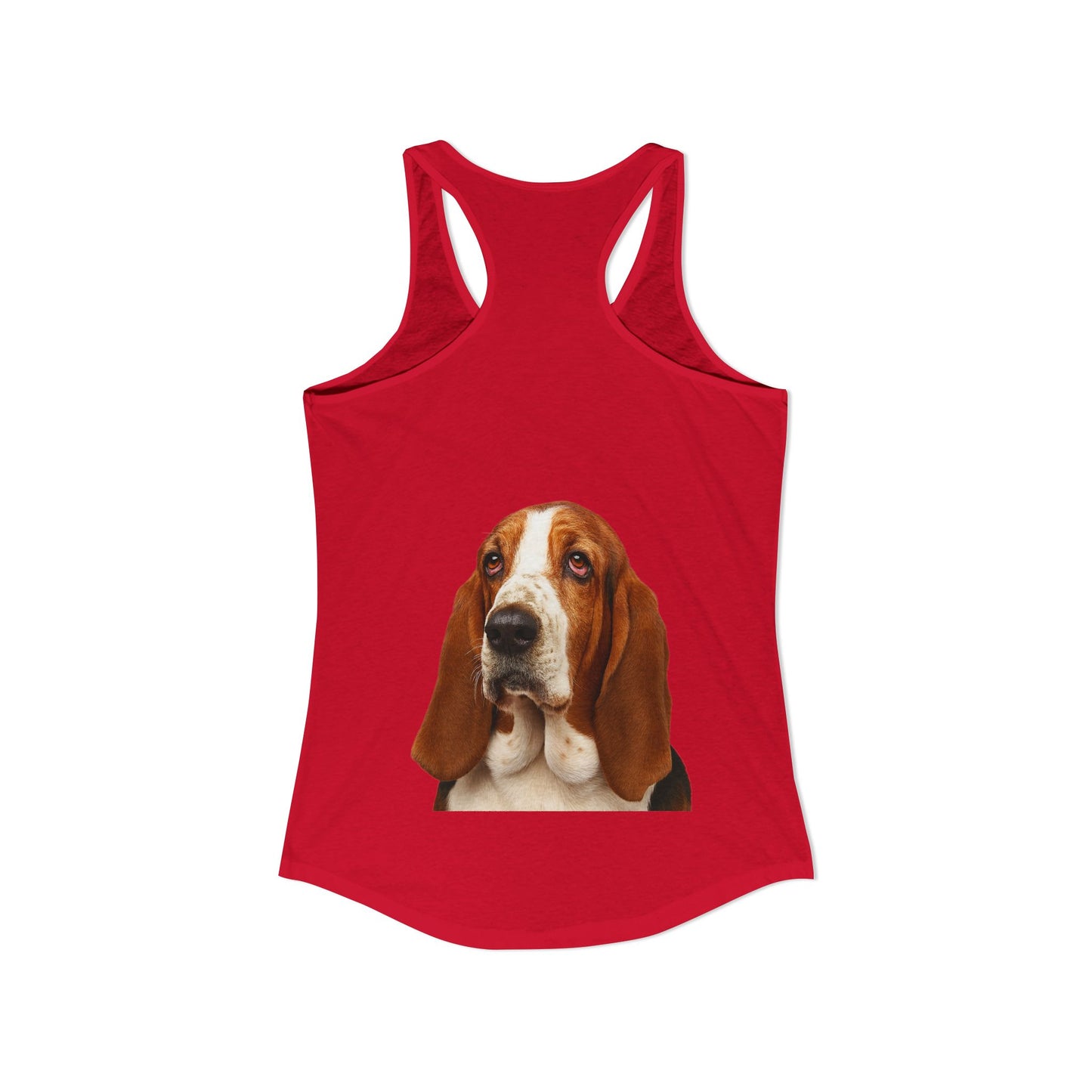 Basset Head Women's Racerback Tank