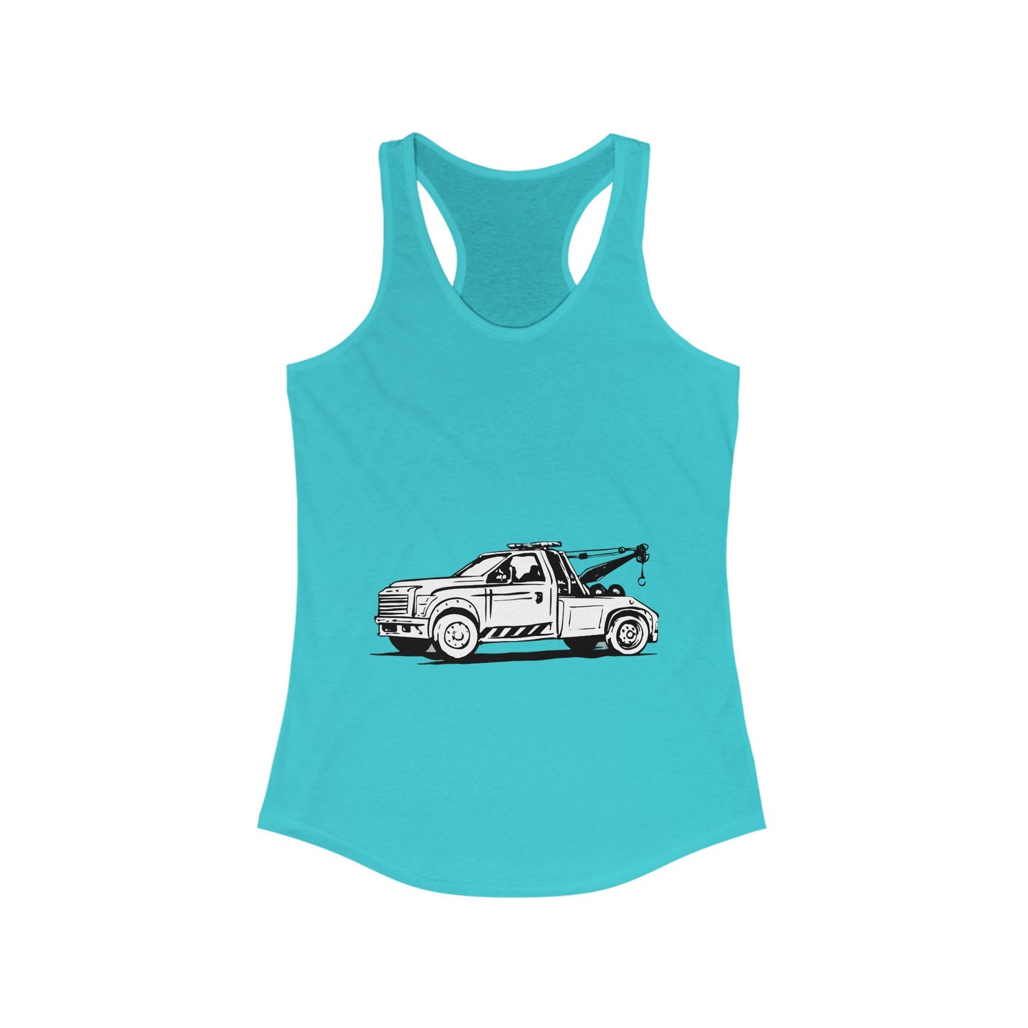 Wheel Lift Tow Truck Women's Racerback Tank