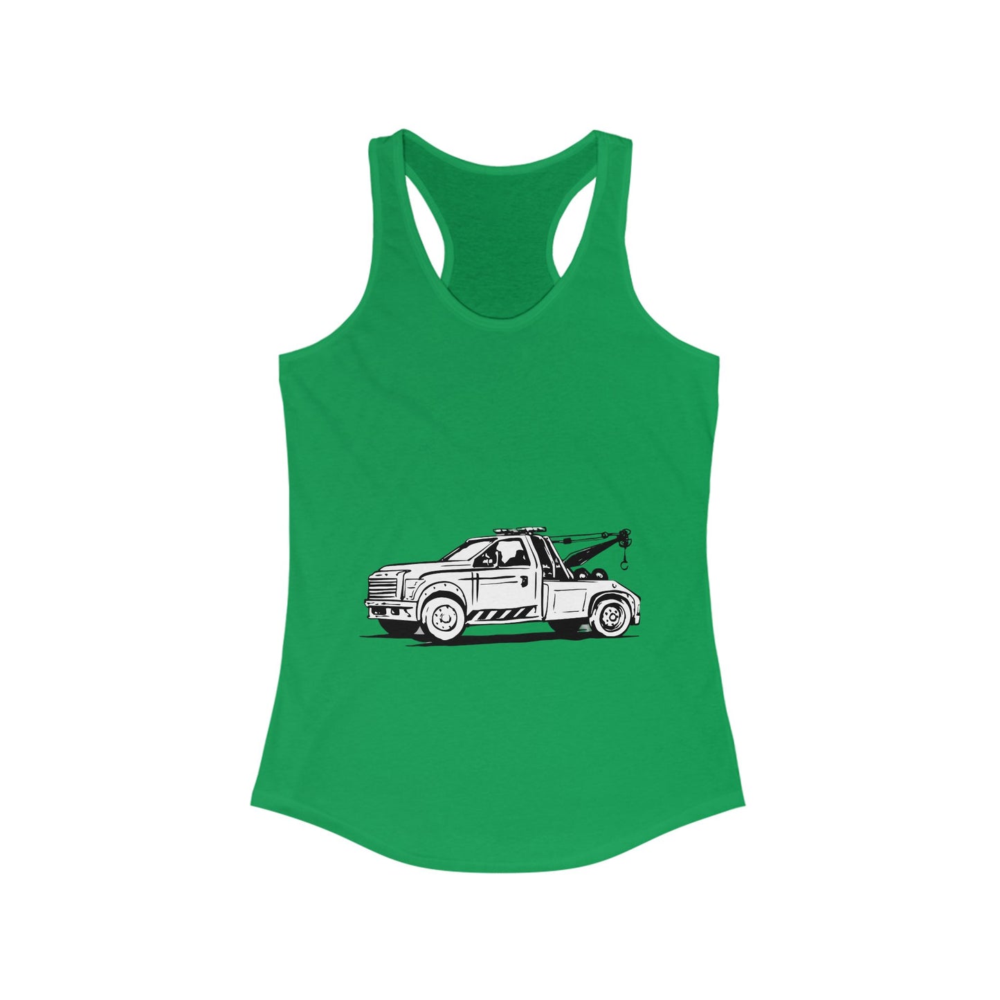 Wheel Lift Tow Truck Women's Racerback Tank