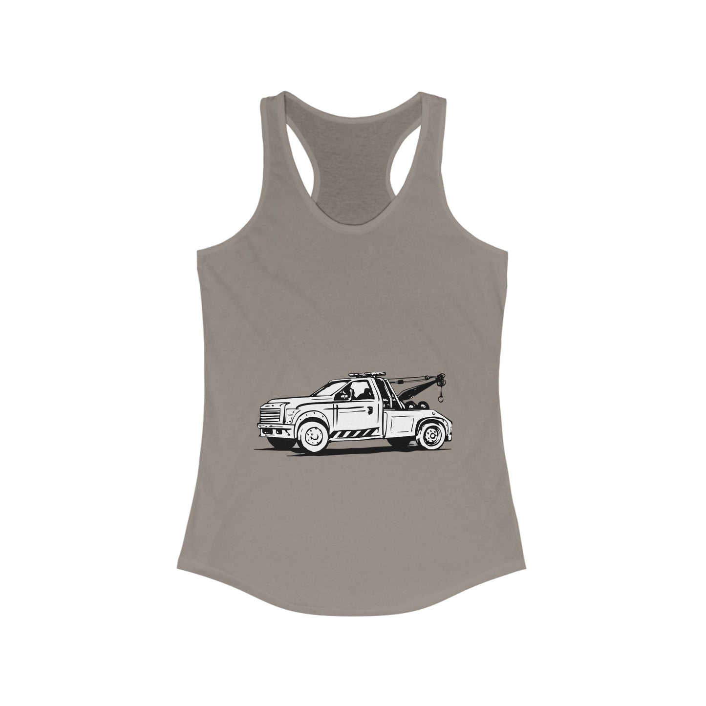 Wheel Lift Tow Truck Women's Racerback Tank