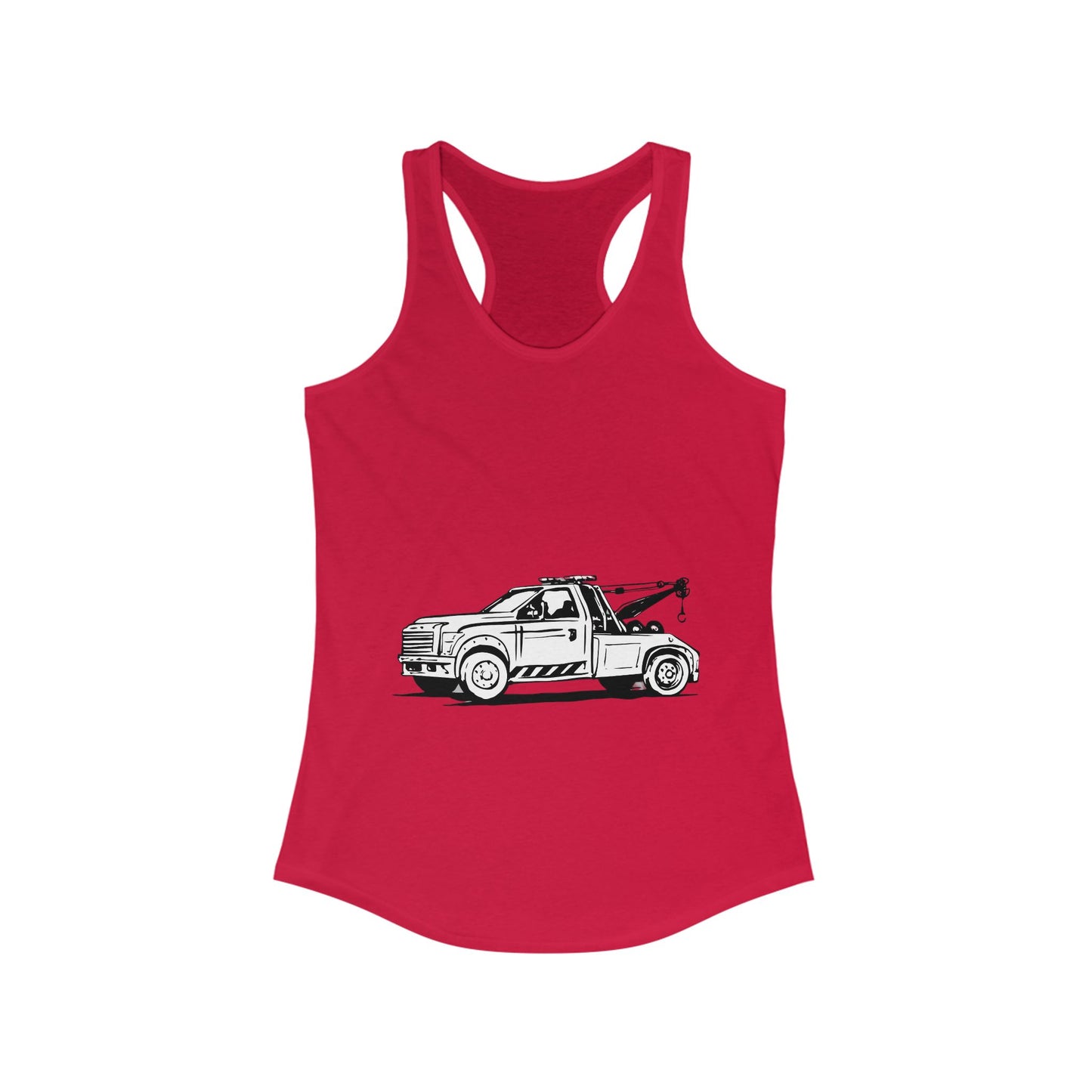 Wheel Lift Tow Truck Women's Racerback Tank