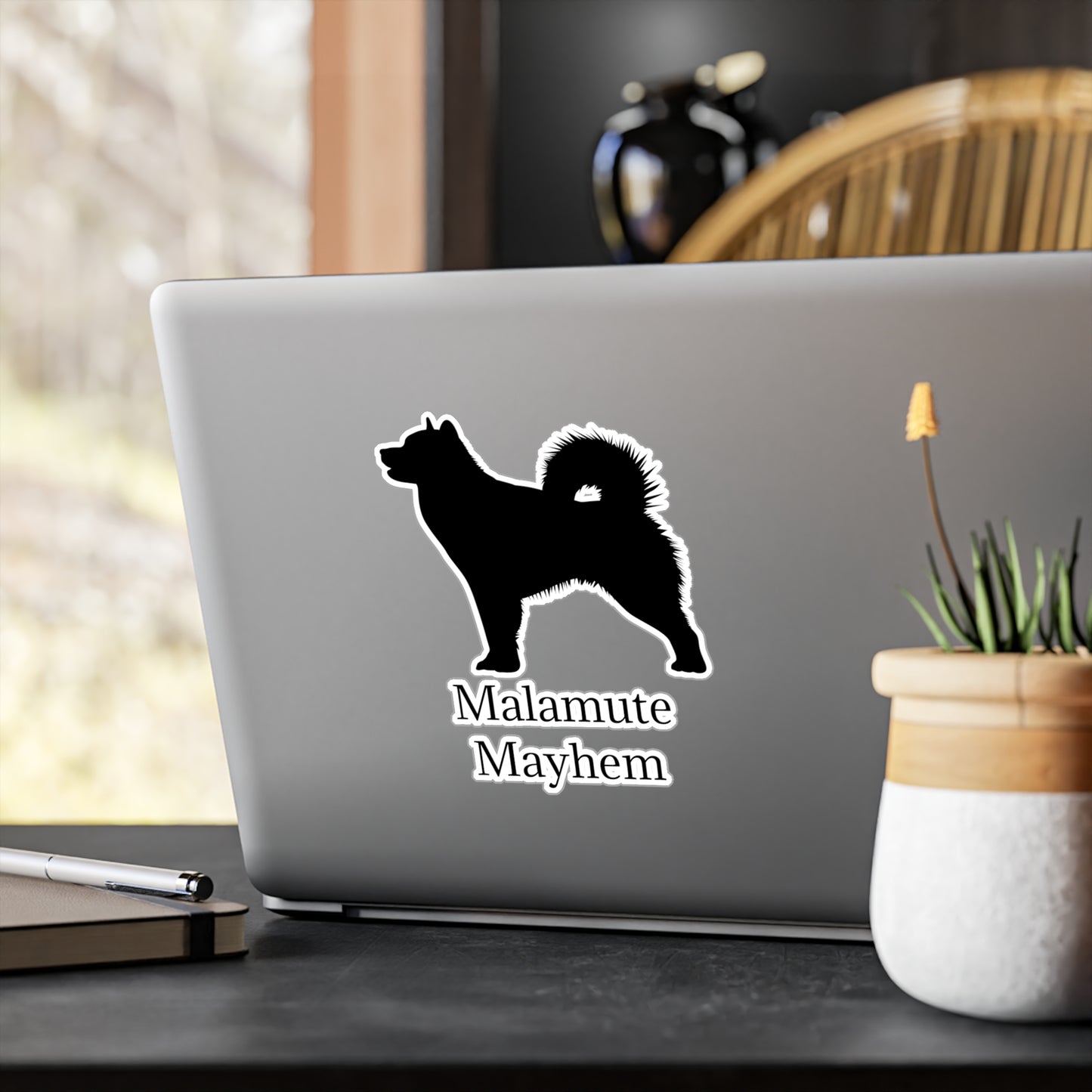 Malamute Mayhem Vinyl Decal