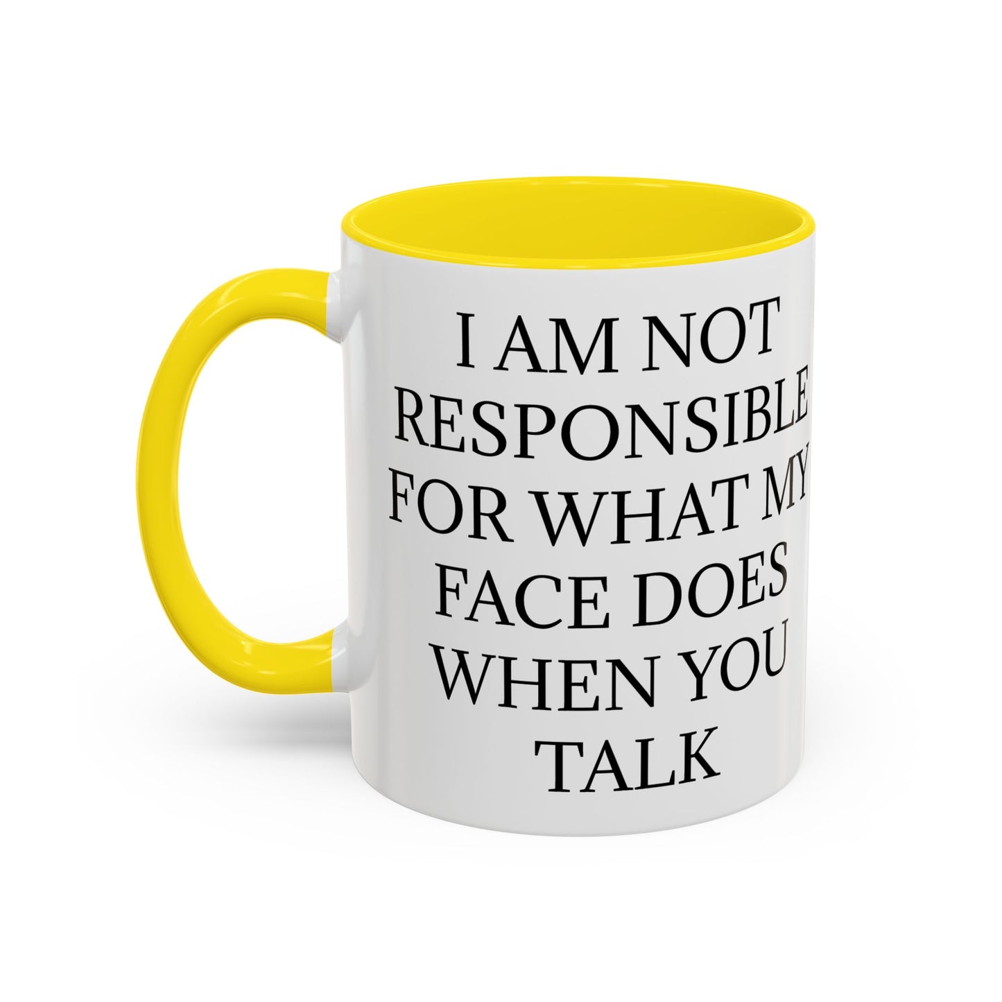 When You Talk 2-Tone Coffee Mug