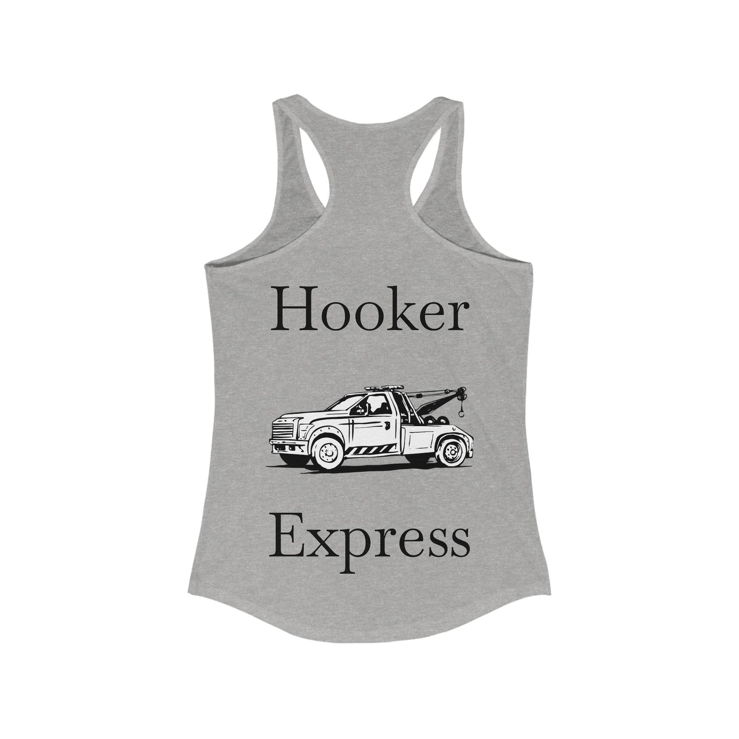 H**ker Express Wheel Lift Tow Truck Women's Racerback Tank