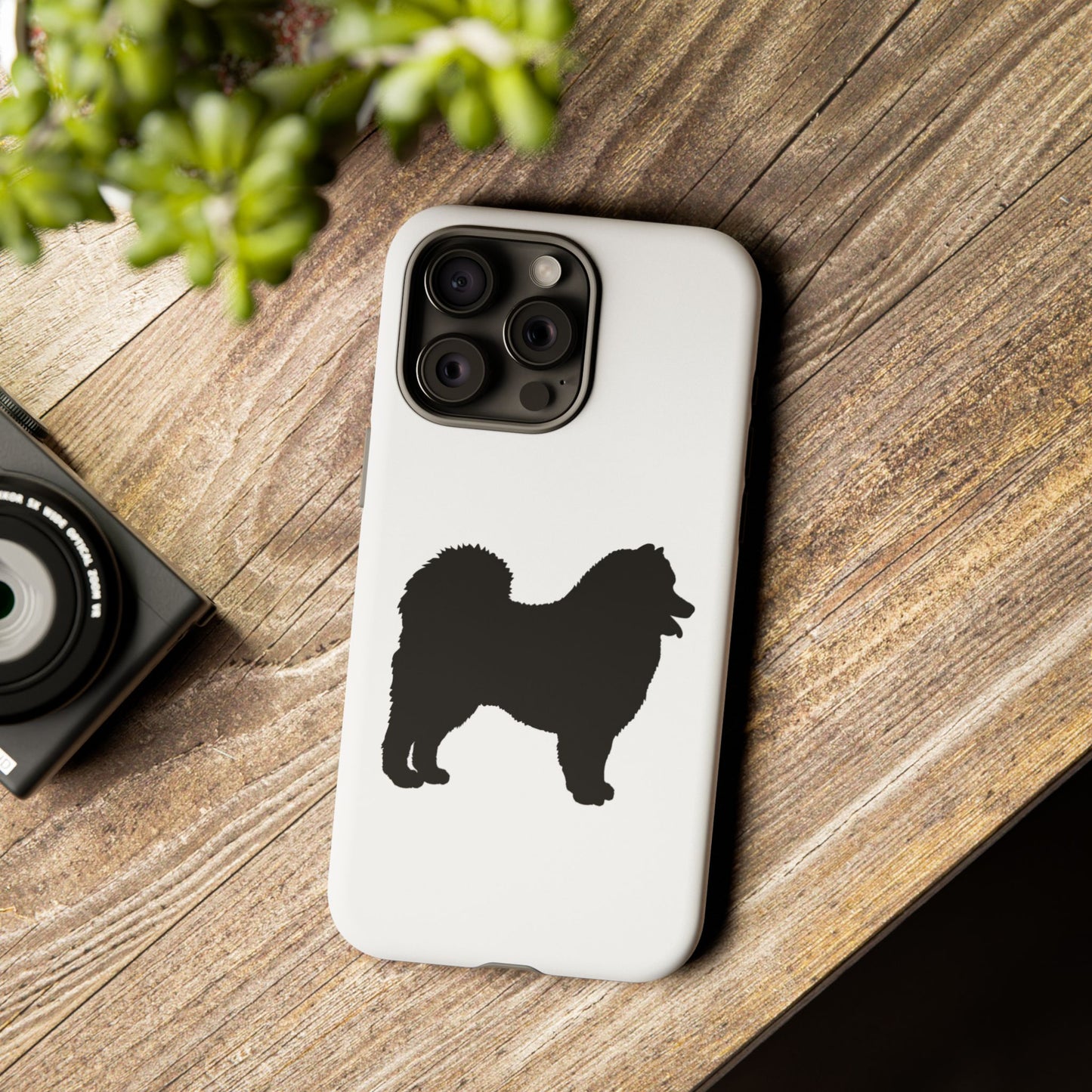 Samoyed Silhouette iPhone Case