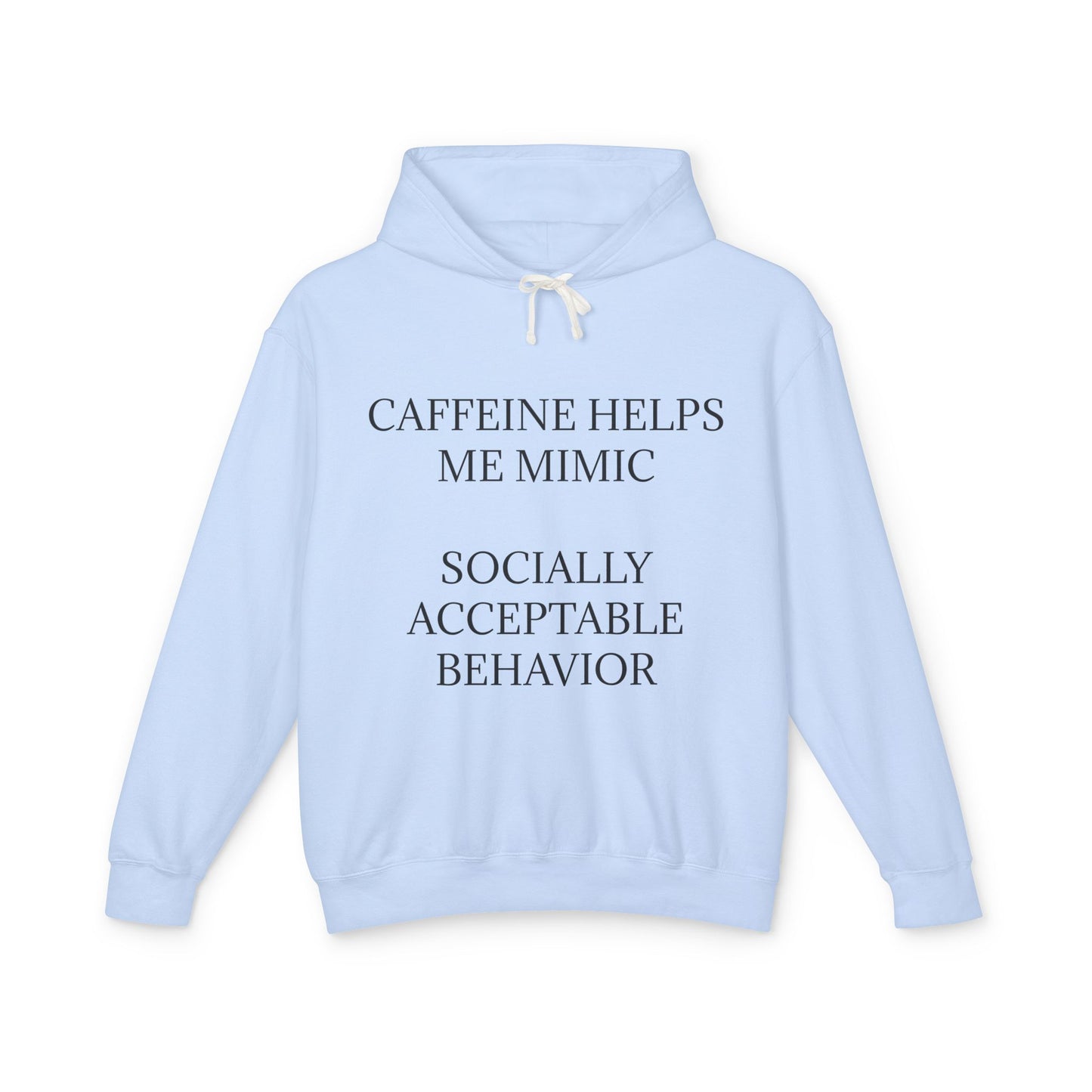 Socially Acceptable Unisex Lightweight Hoodie