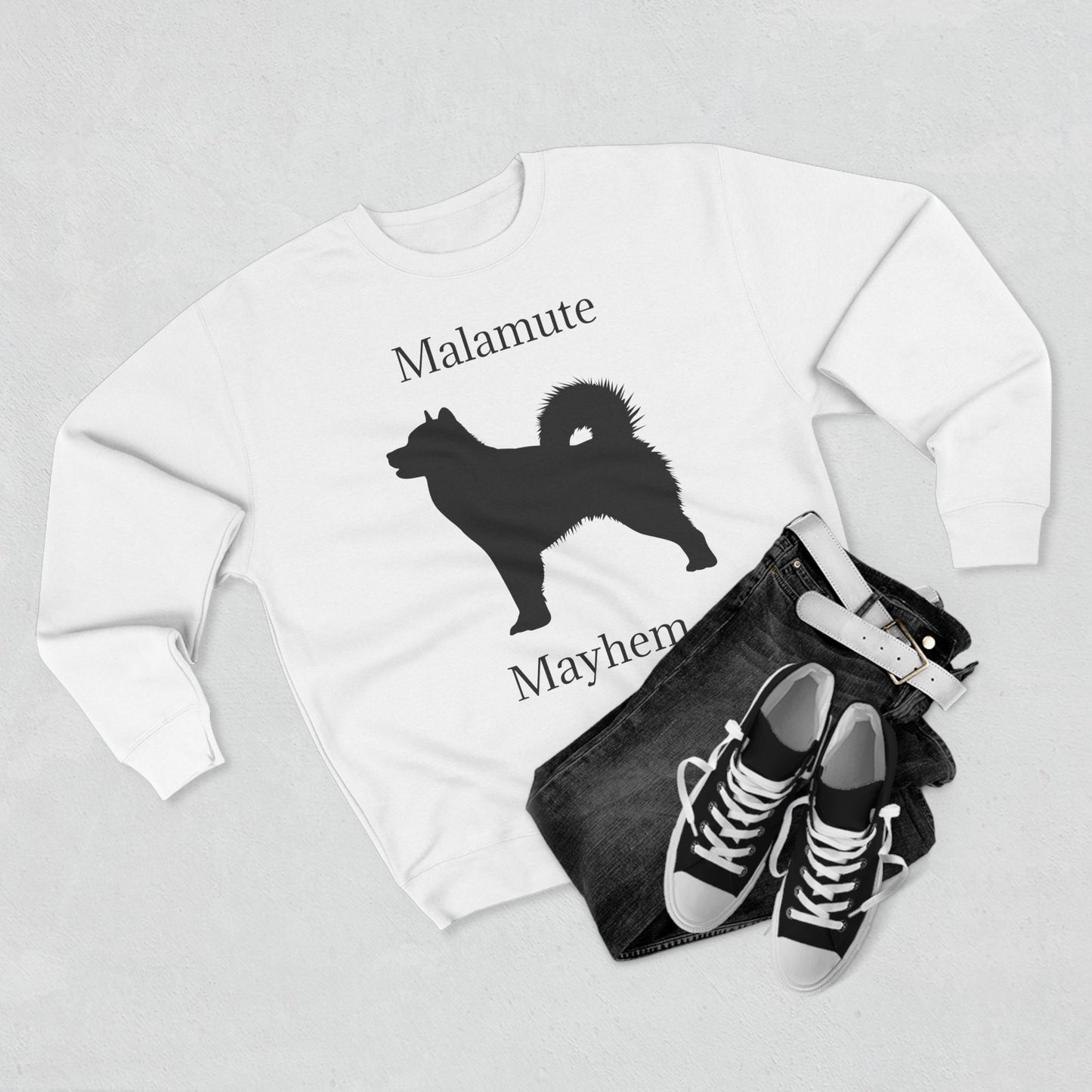 Malamute Mayhem Unisex Crewneck Sweatshirt