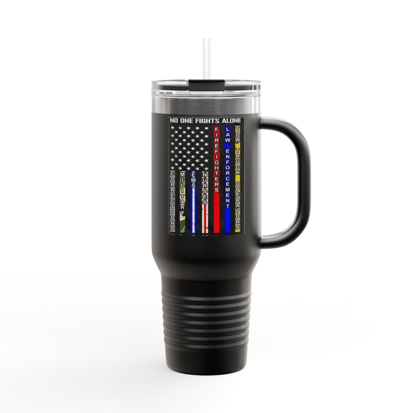 No One Fights Alone Insulated Travel Mug