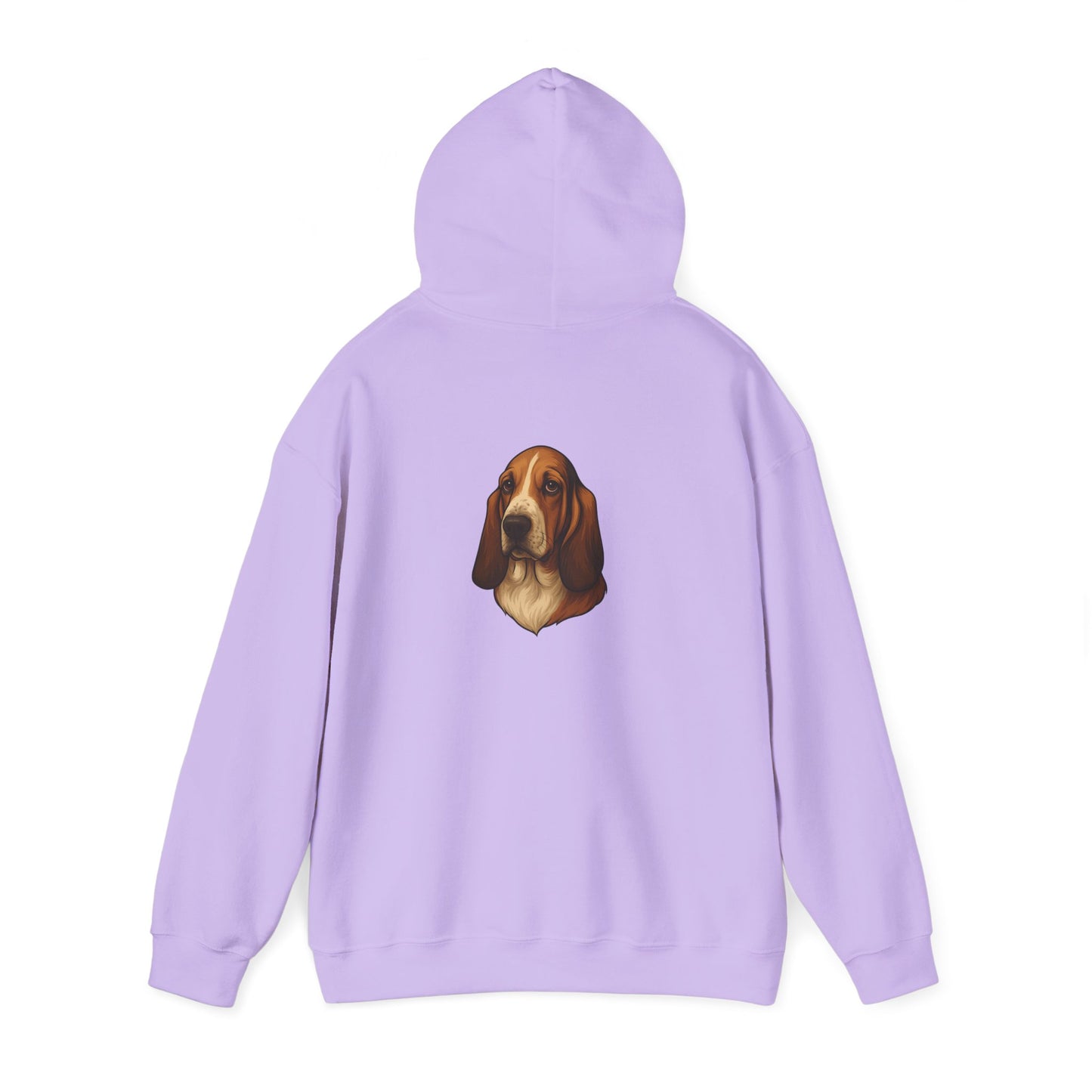 Basset Hound Head Unisex Hoodie
