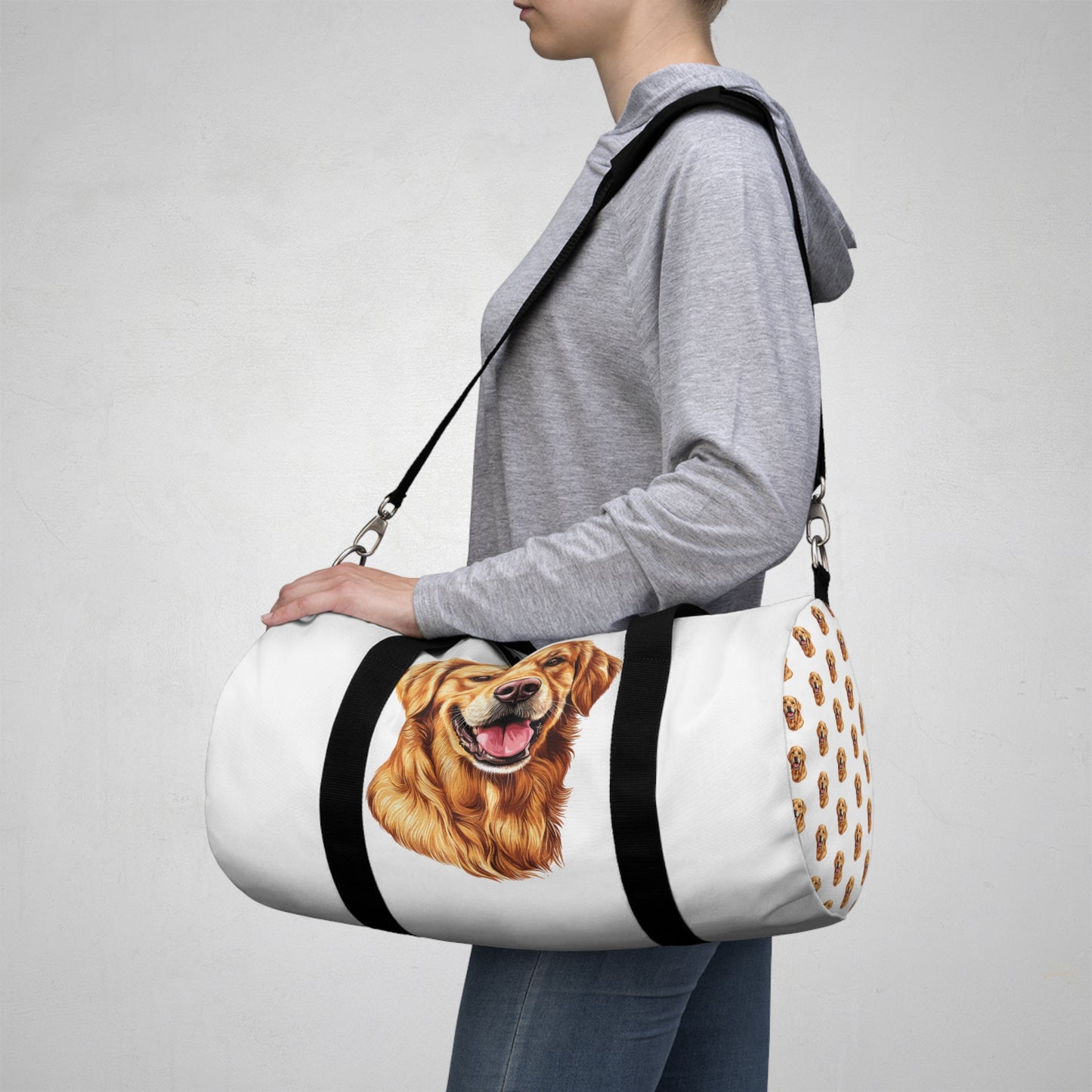 Golden Head Duffel Bag