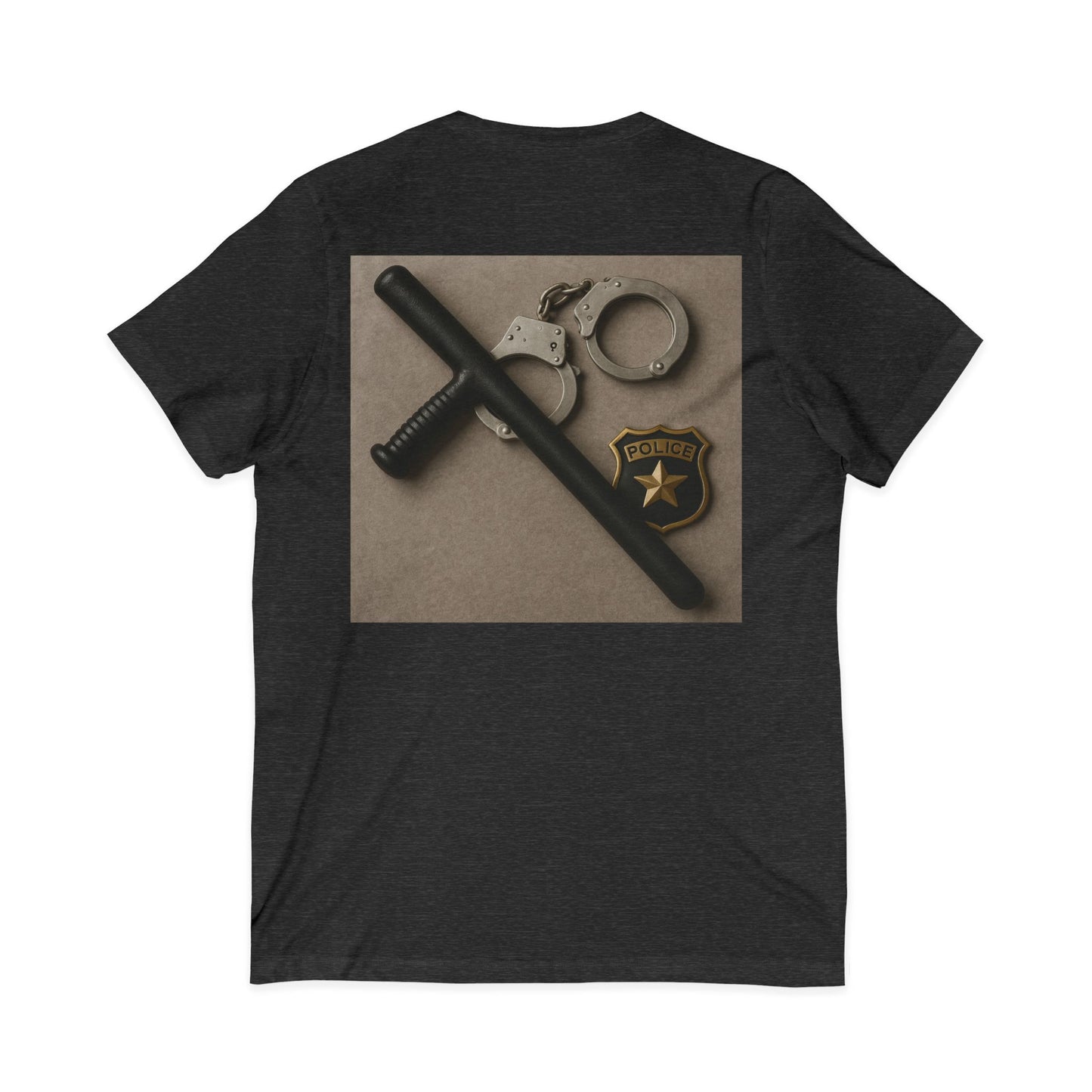 Law Enforcement Appreciation Unisex Short Sleeve V-Neck Tee