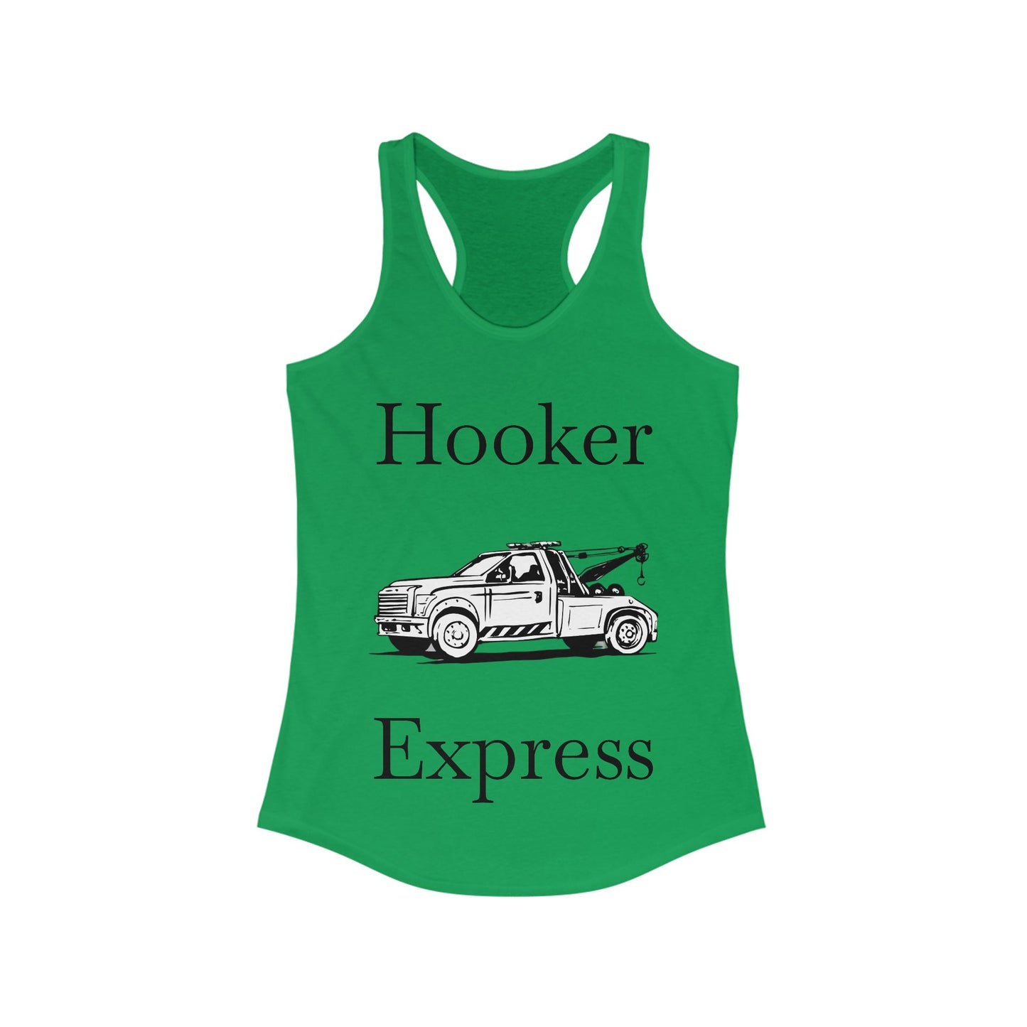 H**ker Express Wheel Lift Tow Truck Women's Racerback Tank