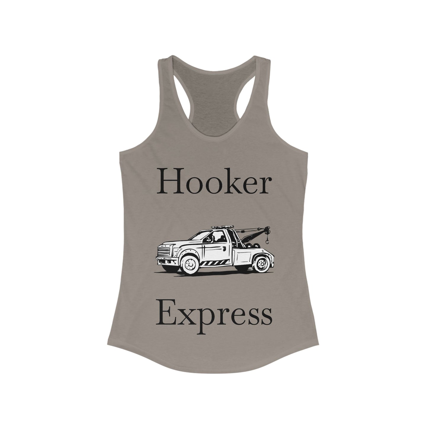H**ker Express Wheel Lift Tow Truck Women's Racerback Tank