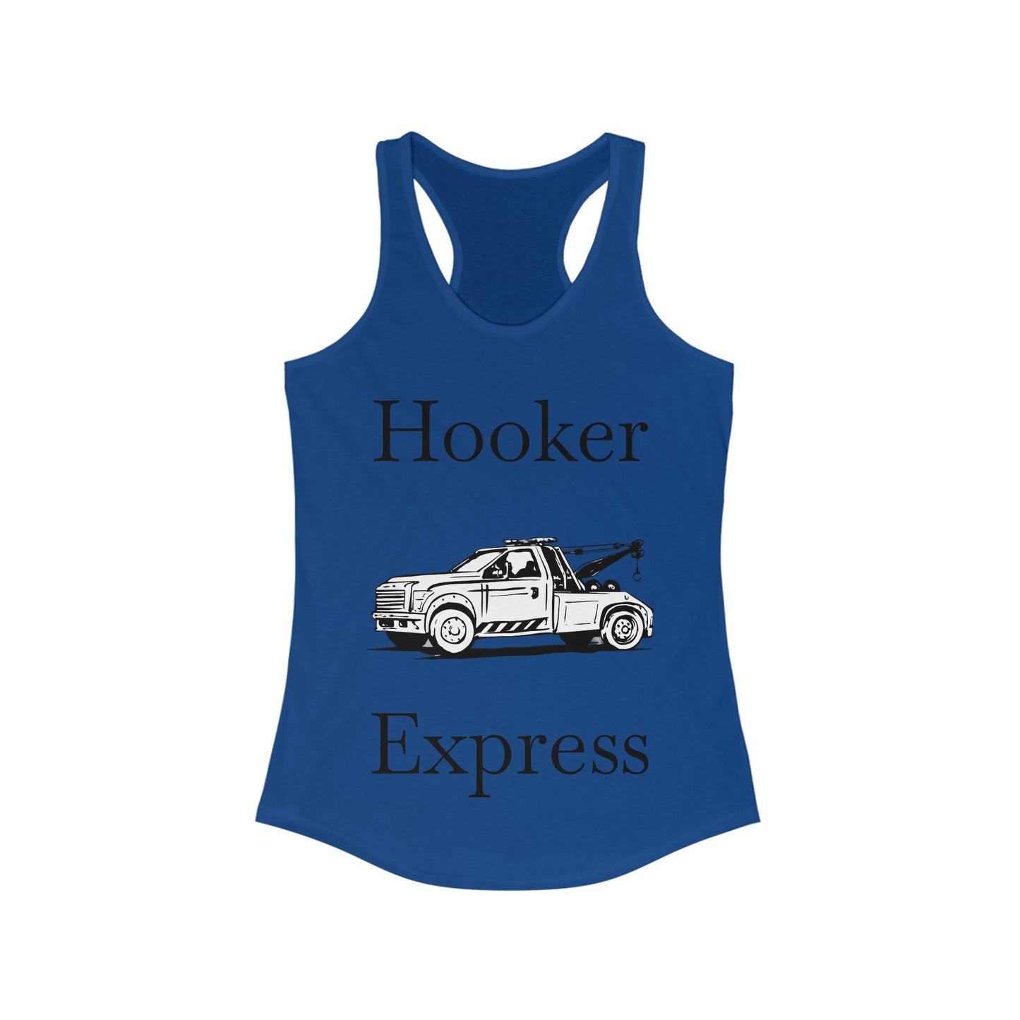 H**ker Express Wheel Lift Tow Truck Women's Racerback Tank