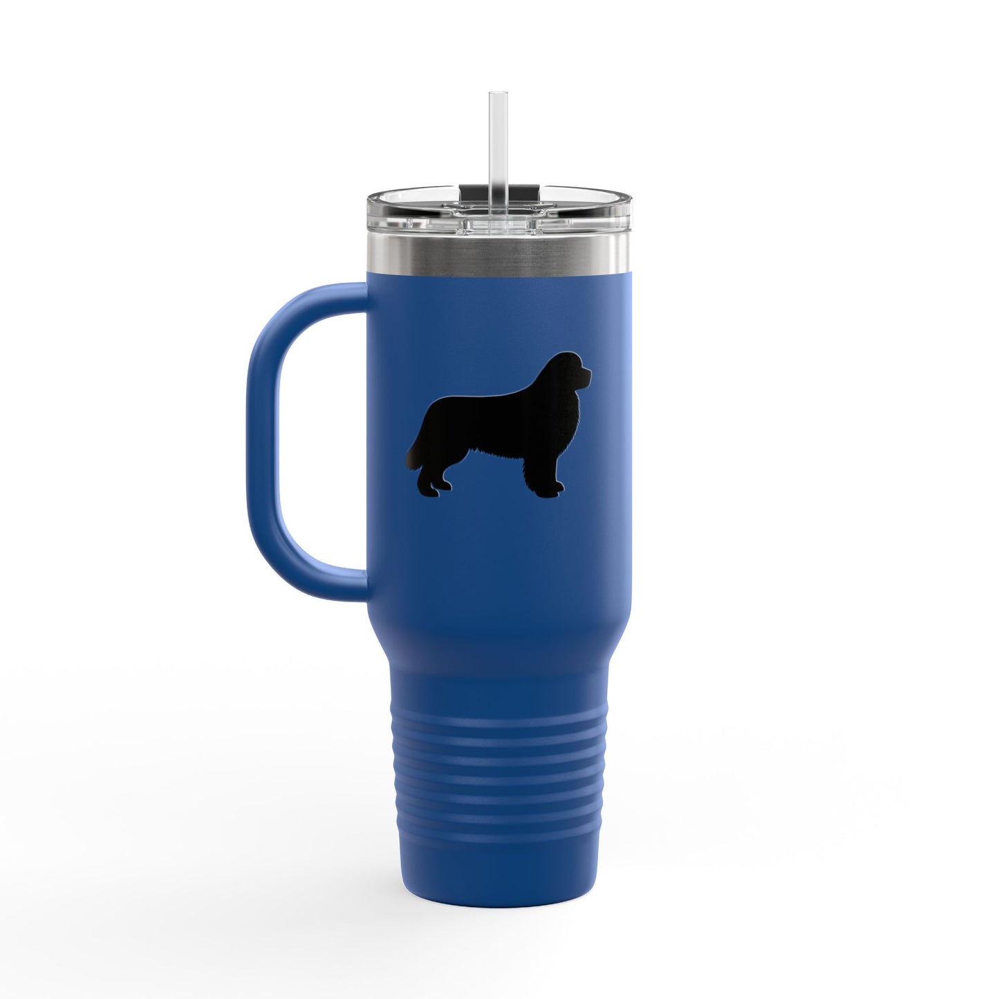 Newfie Silhouette Insulated Travel Mug