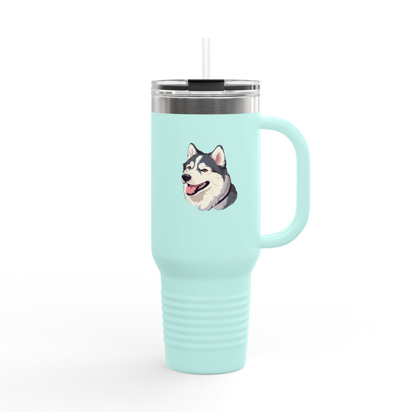 Malamute Head Insulated Travel Mug