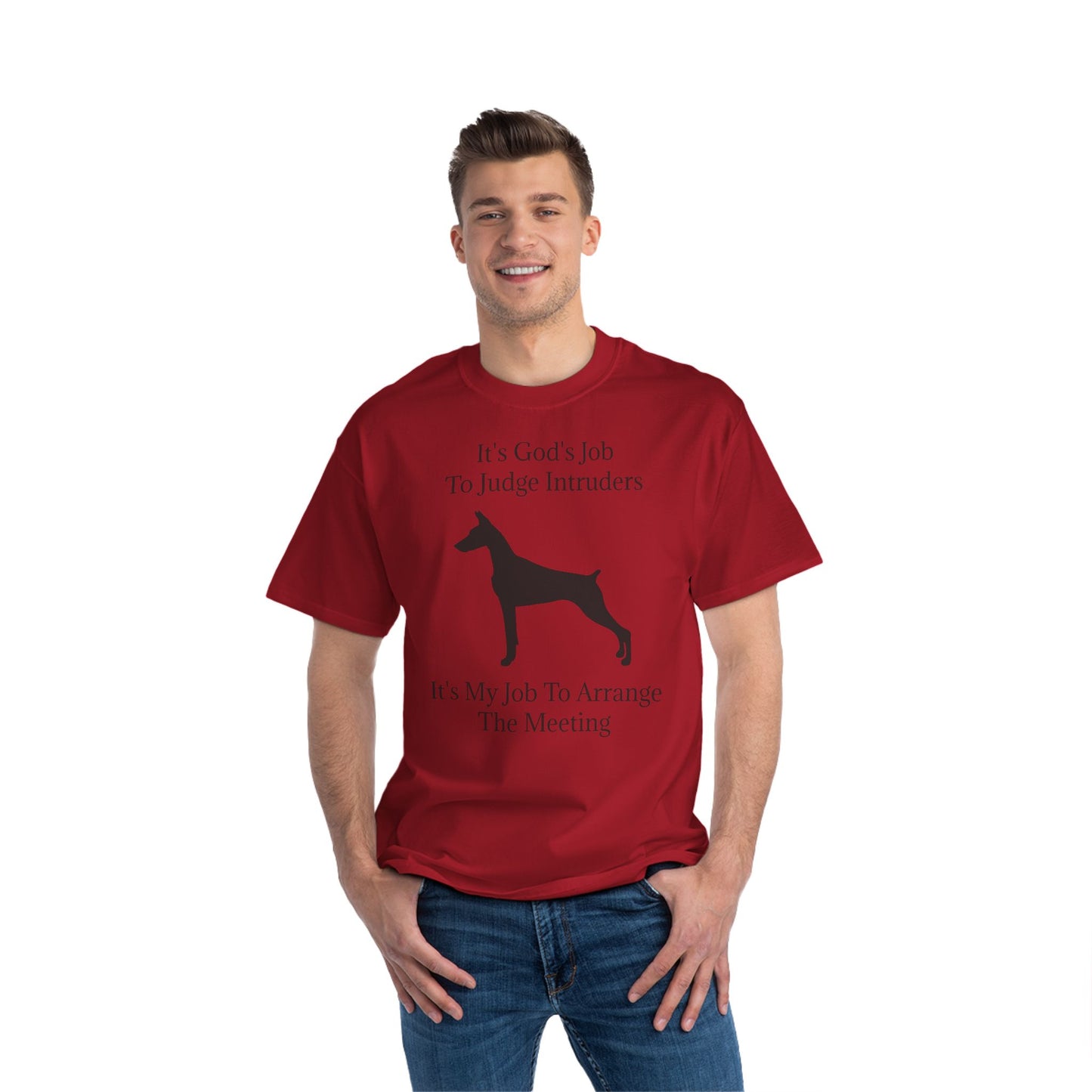 Arrange The Meeting Men's Short-Sleeve Crewneck Tee