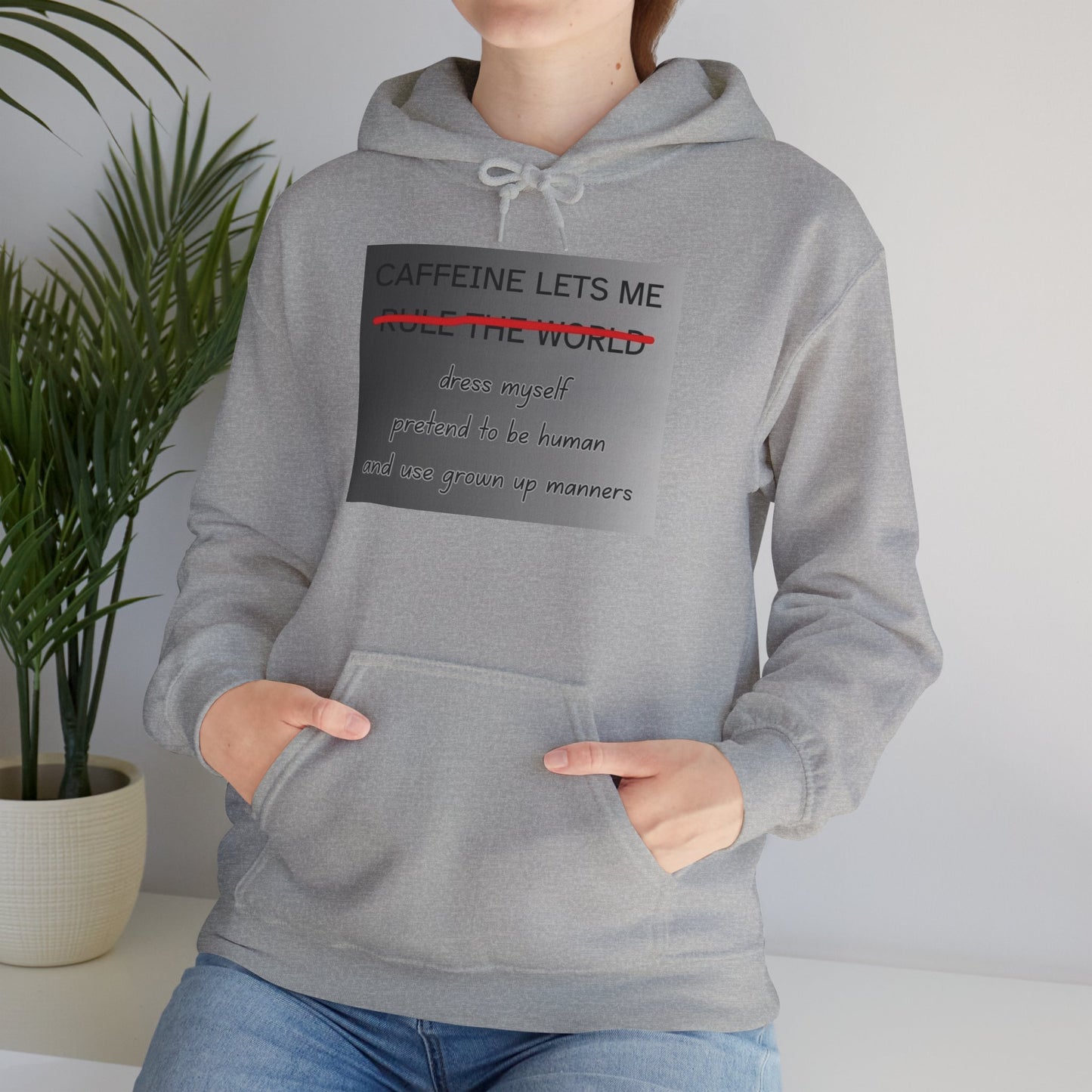 Caffeine Lets Me Unisex Hoodie