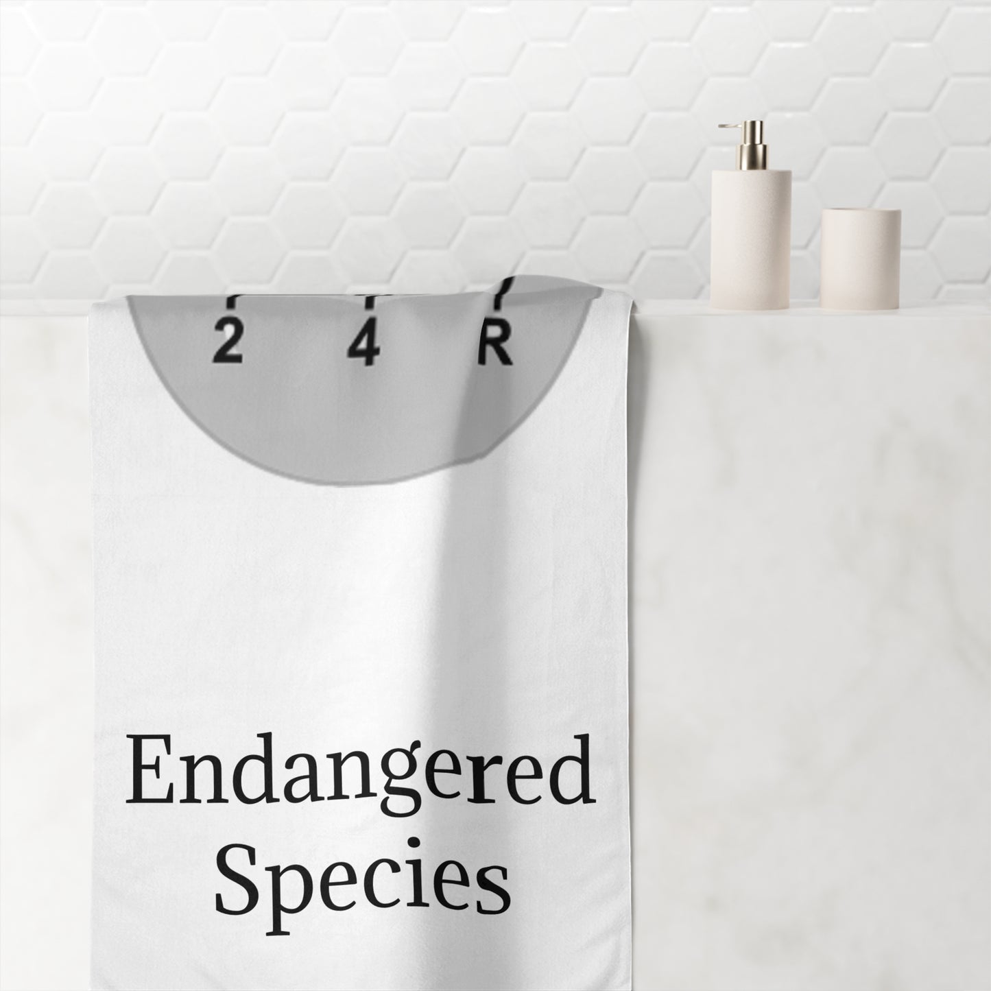 Endangered Species Mink-Cotton  Beach Towel