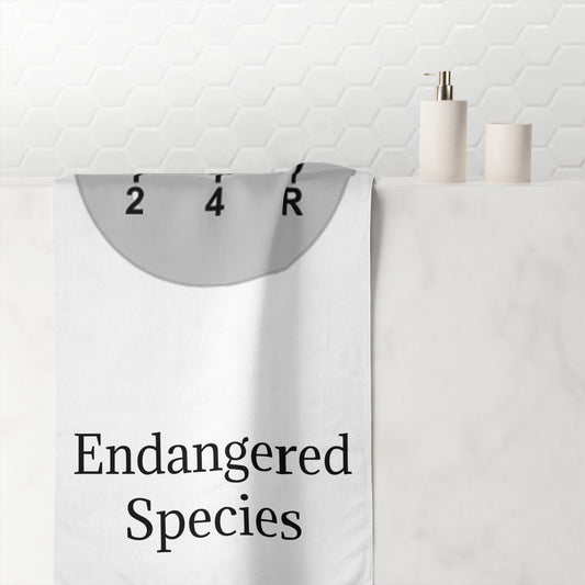 Endangered Species Mink-Cotton  Beach Towel