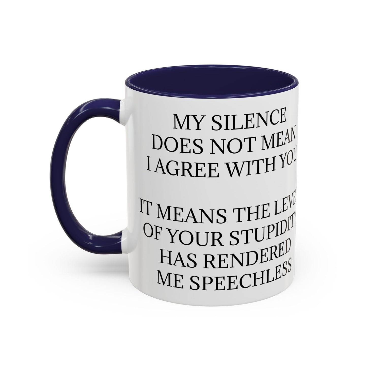 Speechless 2-Tone Coffee Mug