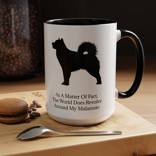 Matter Of Fact Malamute 2-Tone Coffee Mug