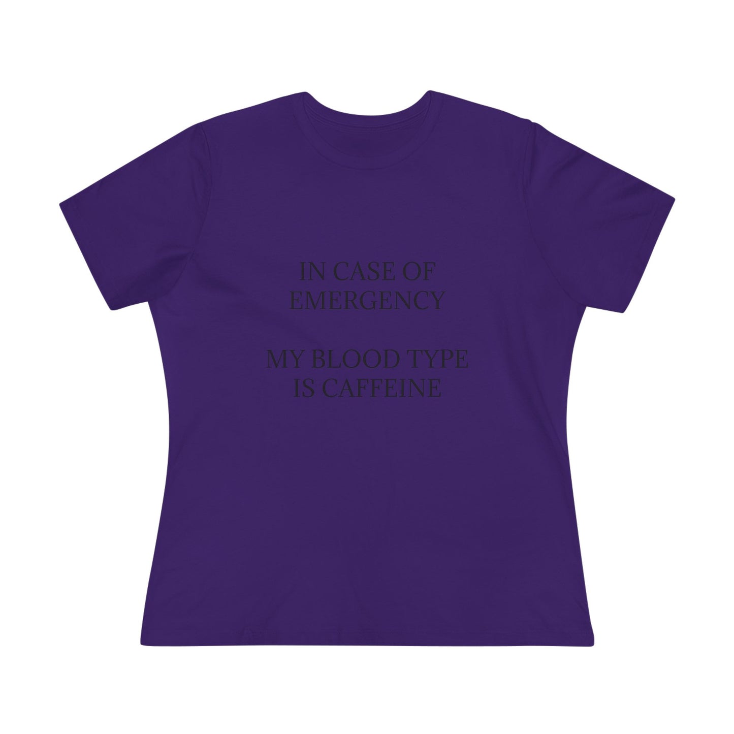 Blood Type Women's Short Sleeve Crewneck Tee