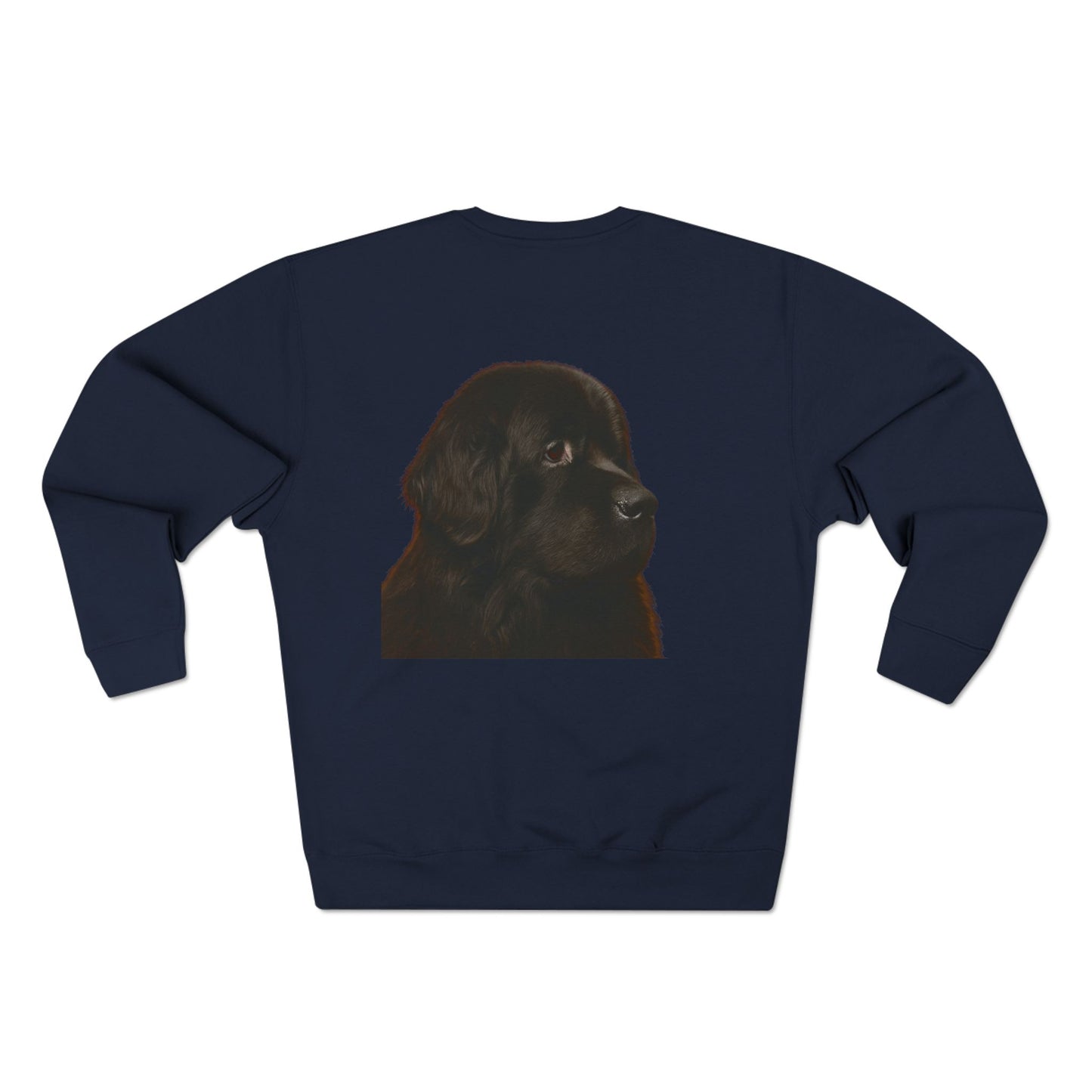 Newfie Head Unisex Crewneck Sweatshirt