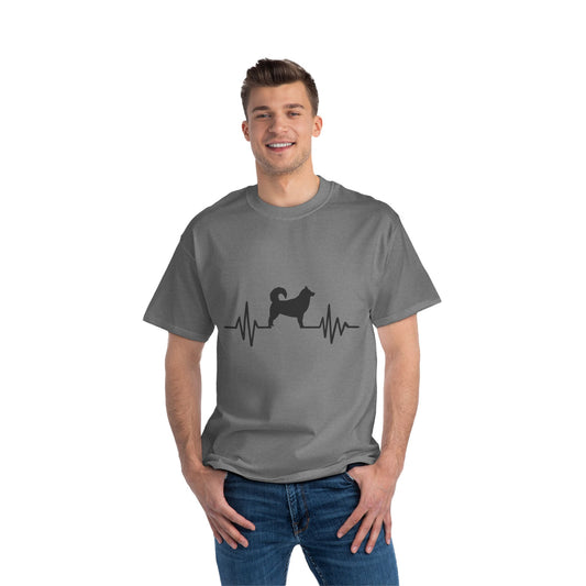 My Heart Beats For Malamutes Men's Short-Sleeve Crewneck Tee