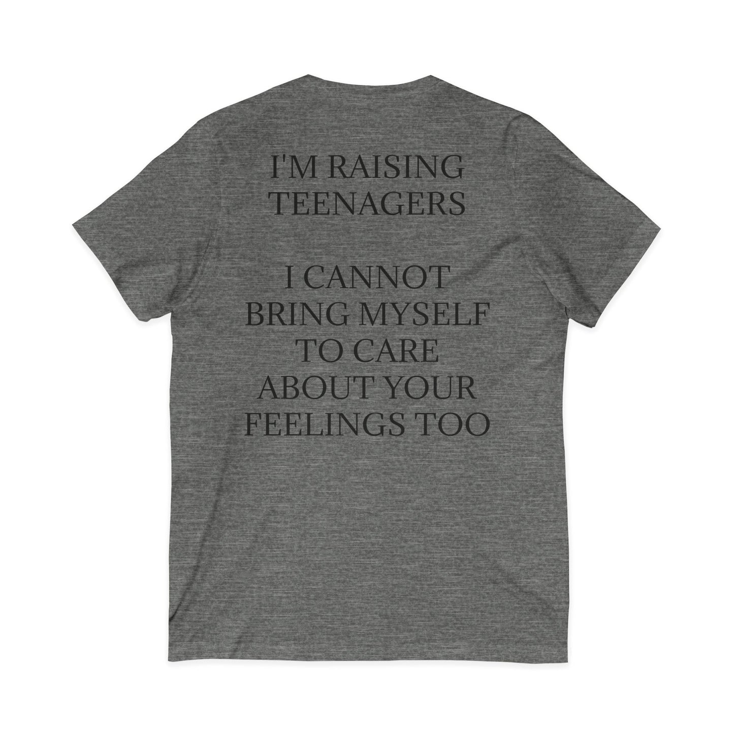 Raising Teenagers Unisex Short Sleeve V-Neck Tee