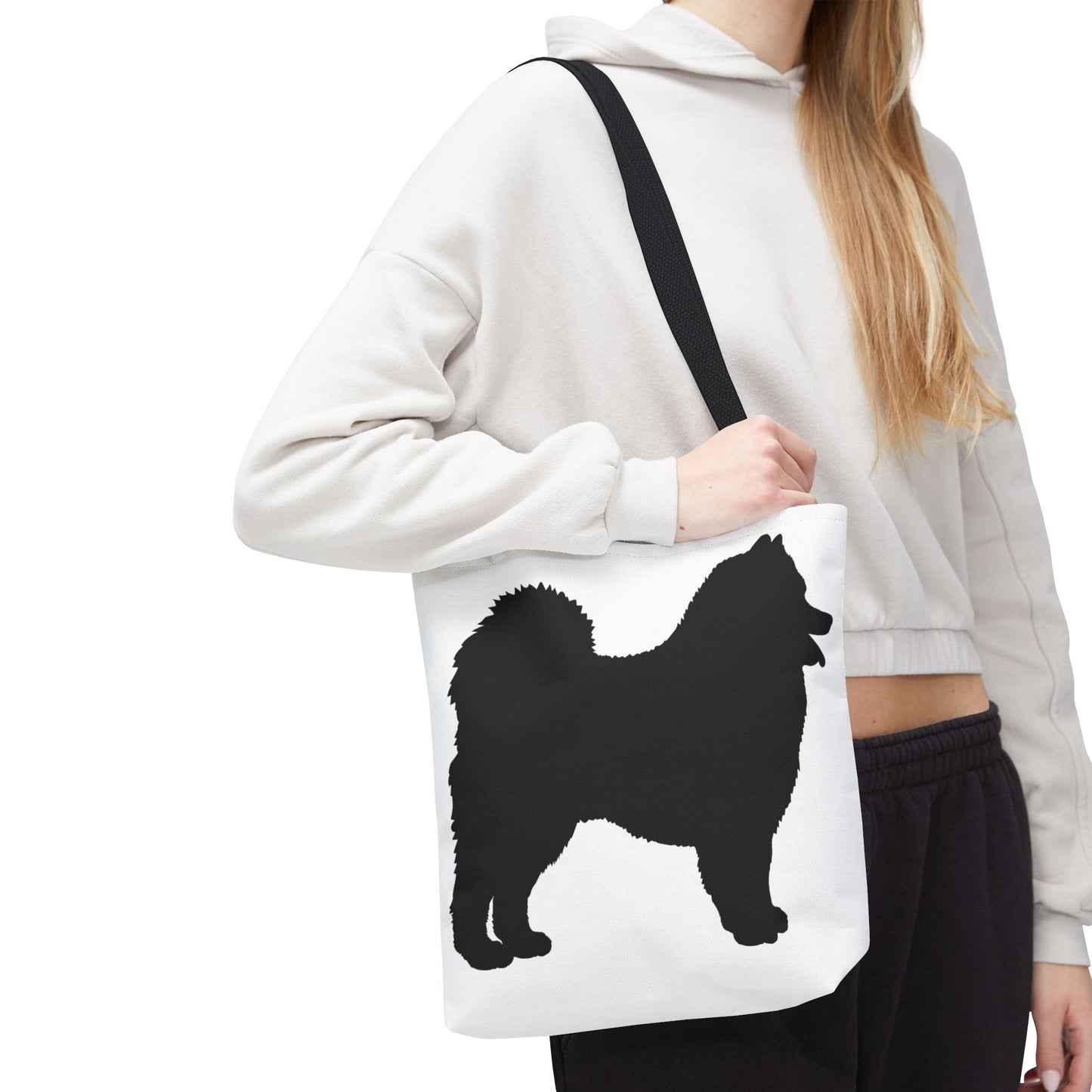 Samoyed Silhouette Tote Bag