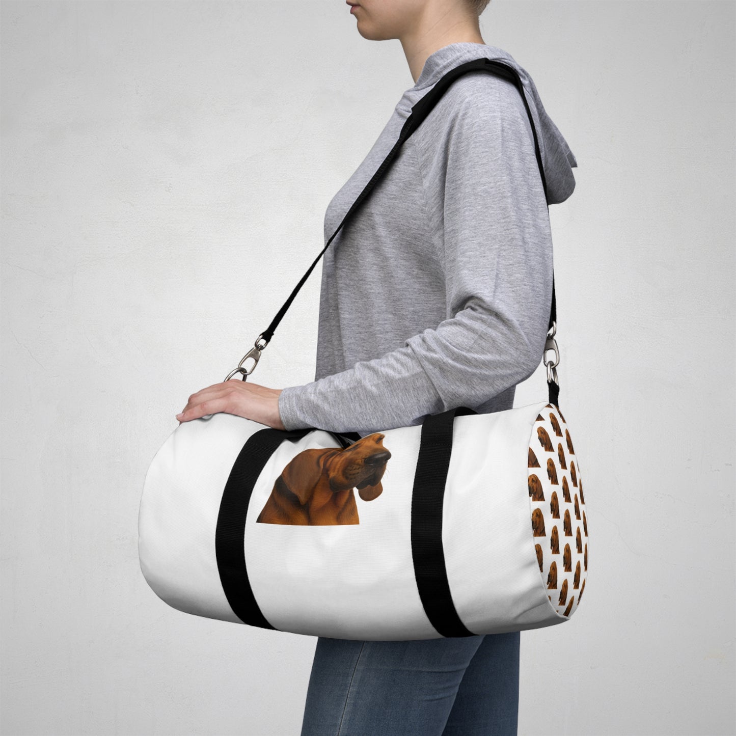 Bloodhound Head Duffel Bag