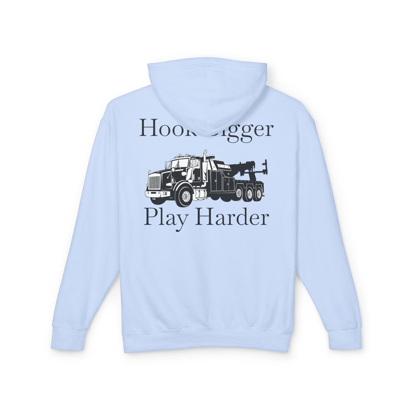 Hook Bigger Heavy Tow Truck Unisex Lightweight Hoodie