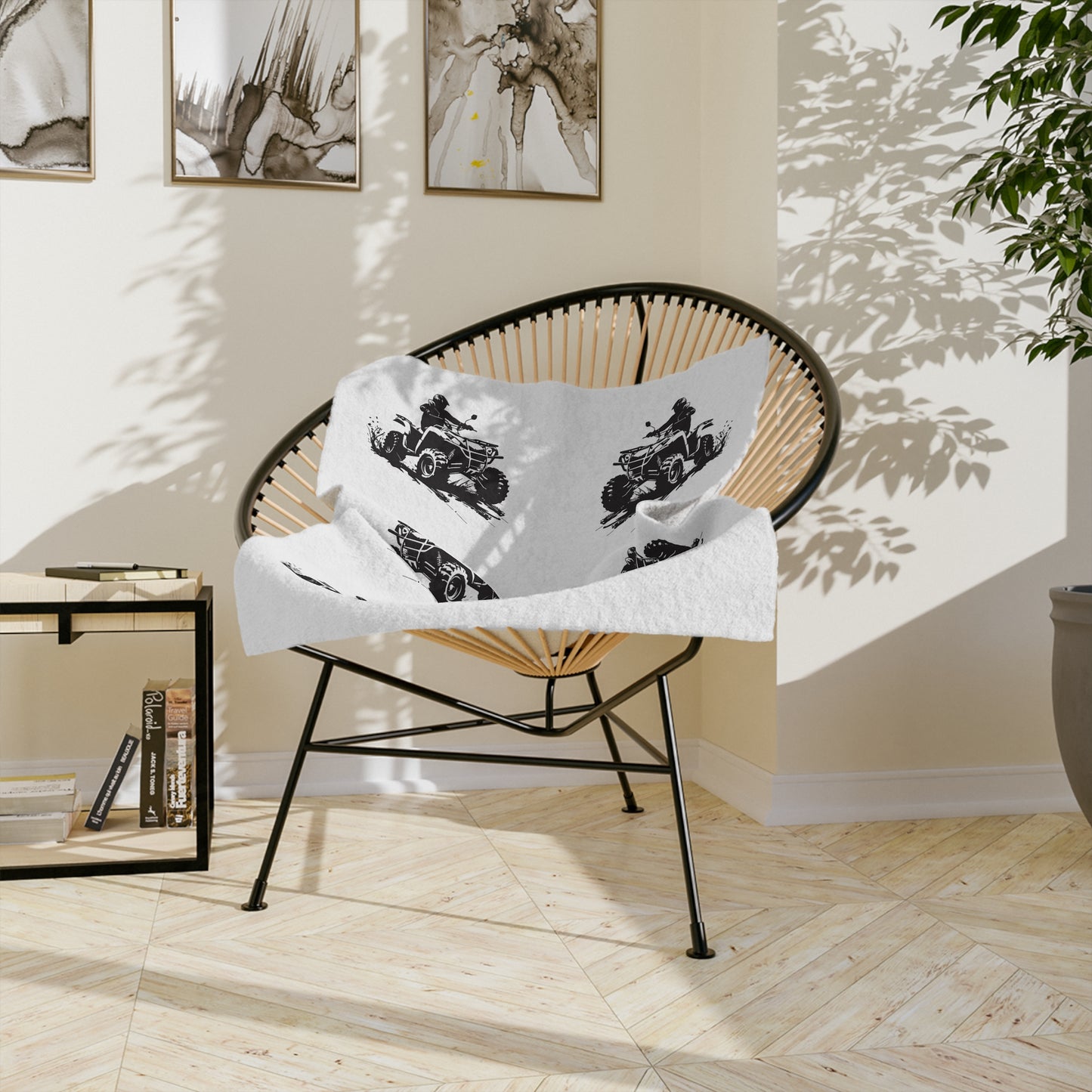 Slingin' Mud Quad Velveteen Microfiber Blanket