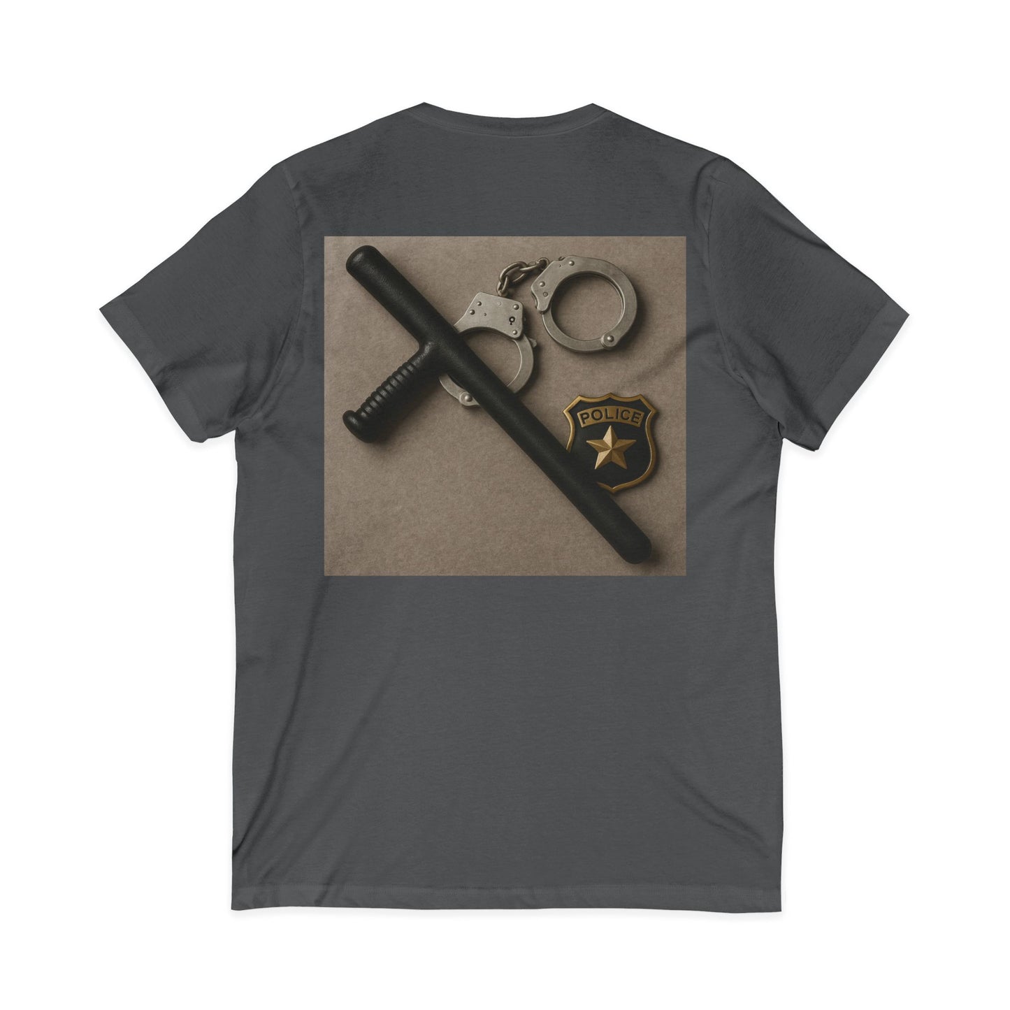 Law Enforcement Appreciation Unisex Short Sleeve V-Neck Tee