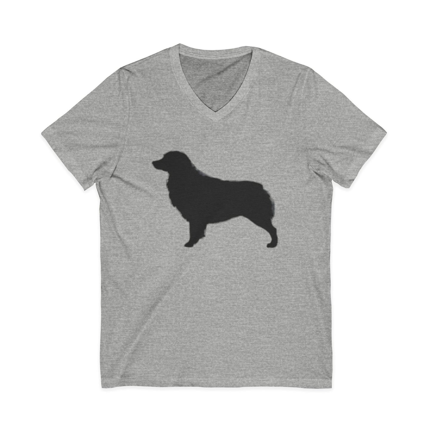 Aussie Silhouette Unisex Short Sleeve V-Neck Tee