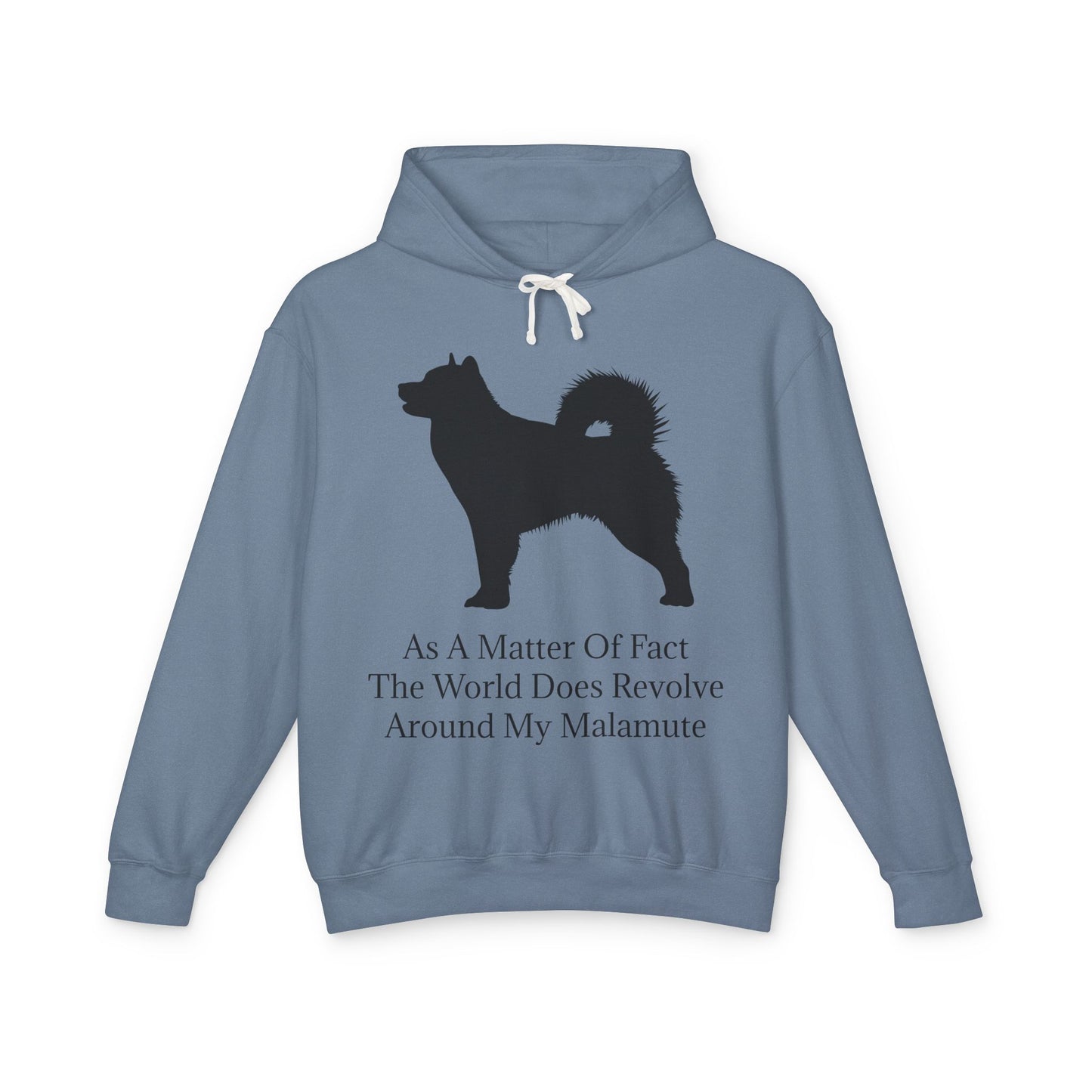 Matter Of Fact Malamute Unisex Lightweight Hoodie