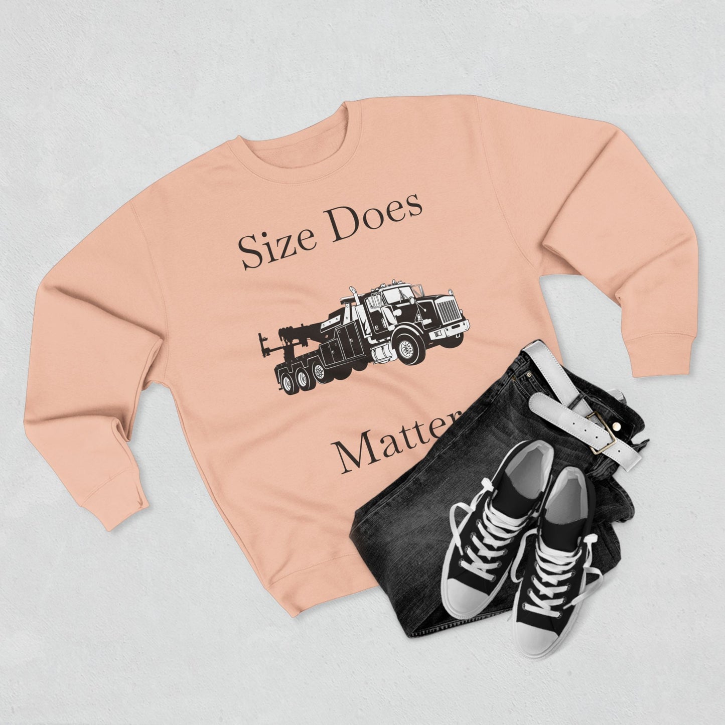 Size Does Matter Unisex Crewneck Sweatshirt